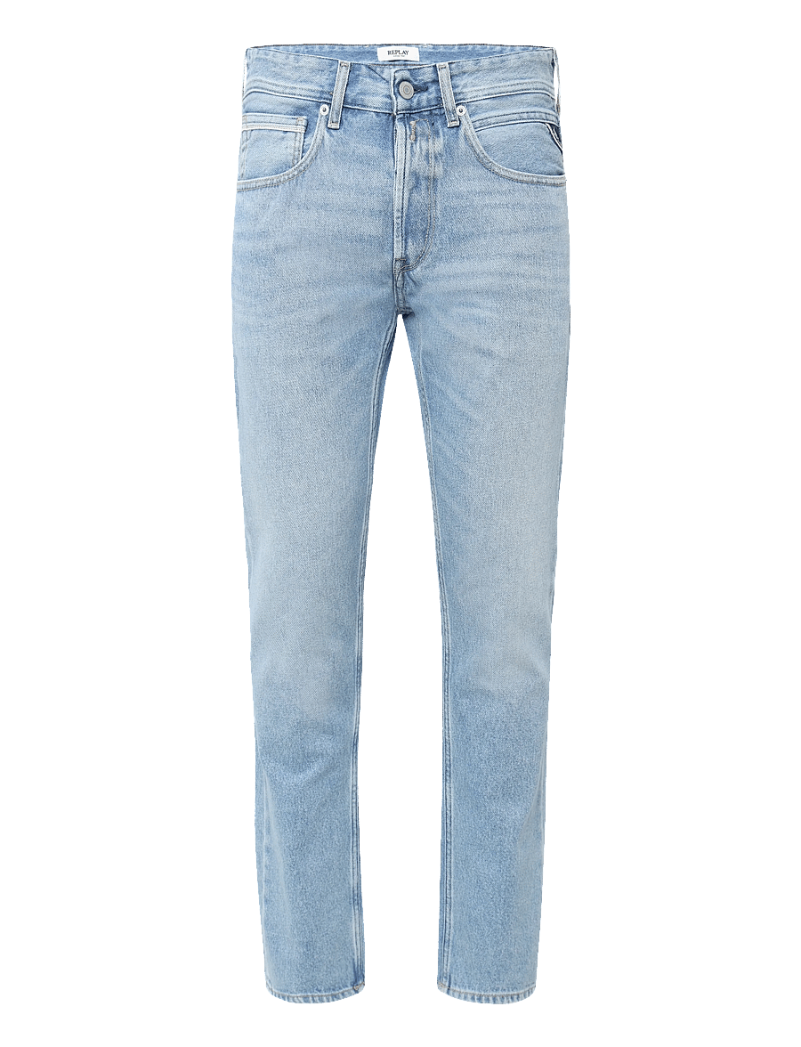 Replay - GROVER Trousers STRAIGHT 99 Denim - regular jeans - blue - 1