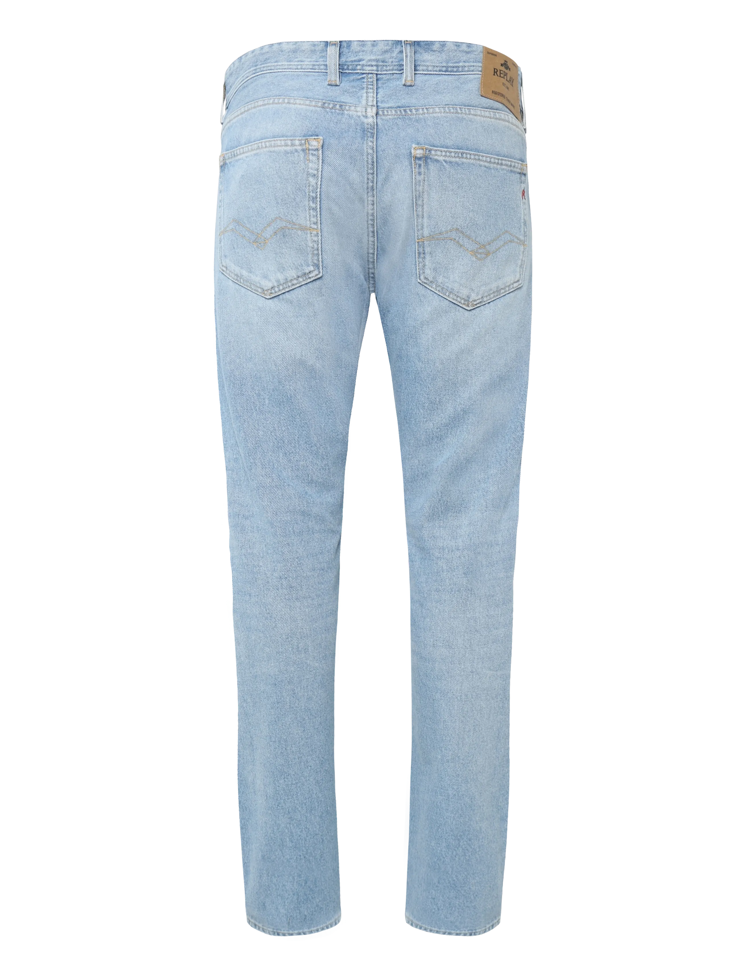 Replay - GROVER Trousers STRAIGHT 99 Denim - regular jeans - blue - 2