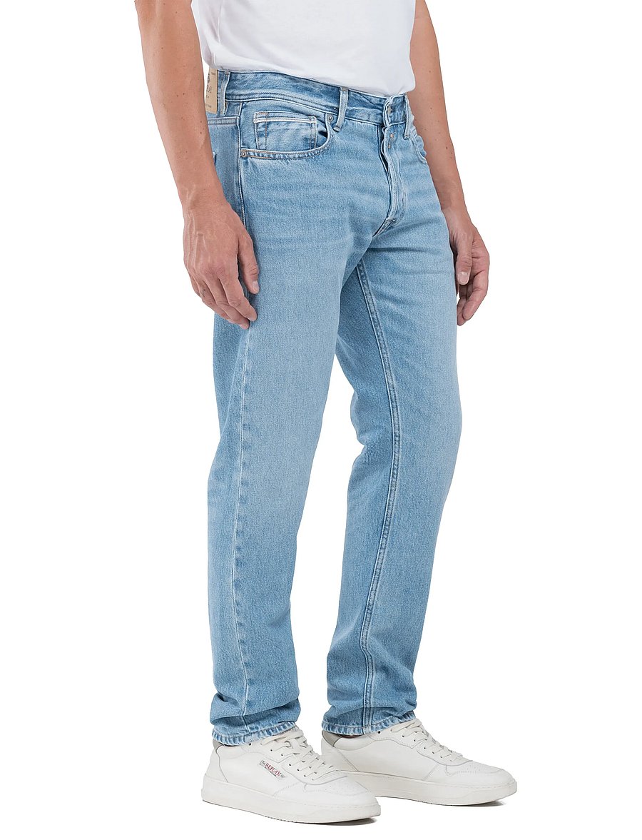 Replay - GROVER Trousers STRAIGHT 99 Denim - regular jeans - blue - 4