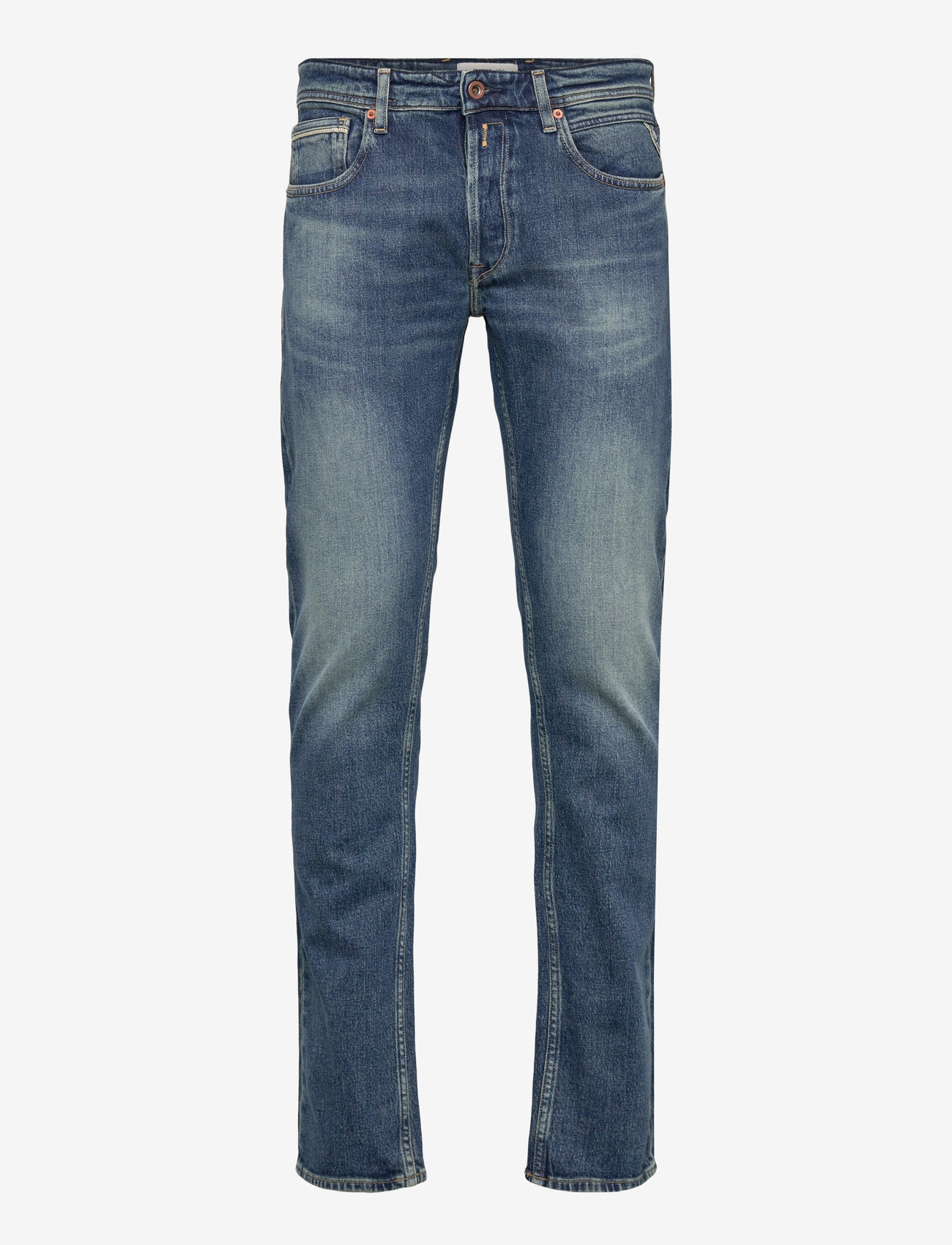 Replay - GROVER Trousers STRAIGHT Original - regular jeans - medium blue - 1
