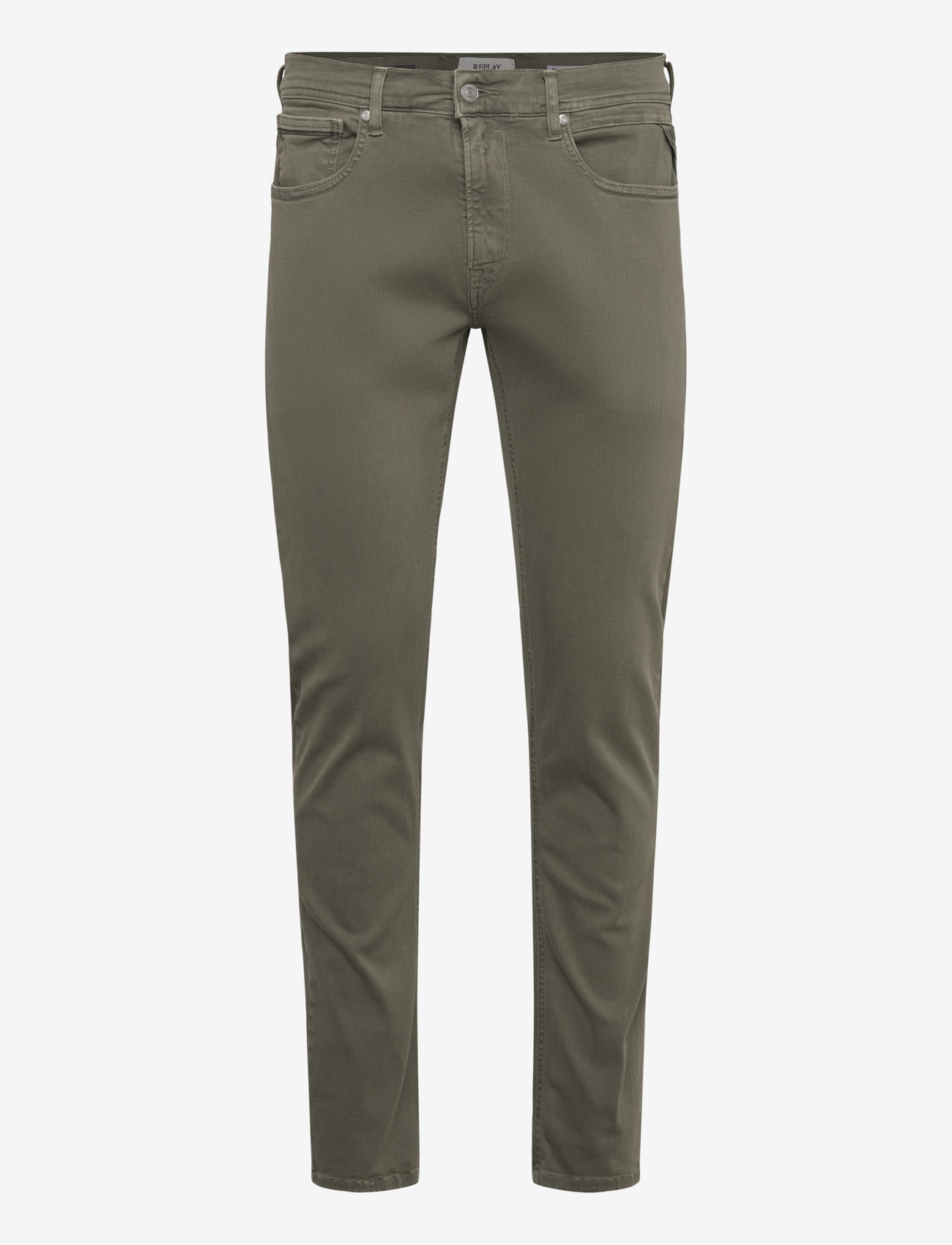 Replay - GROVER Trousers STRAIGHT Hyperflex Colour XLite - regular jeans - green - 1