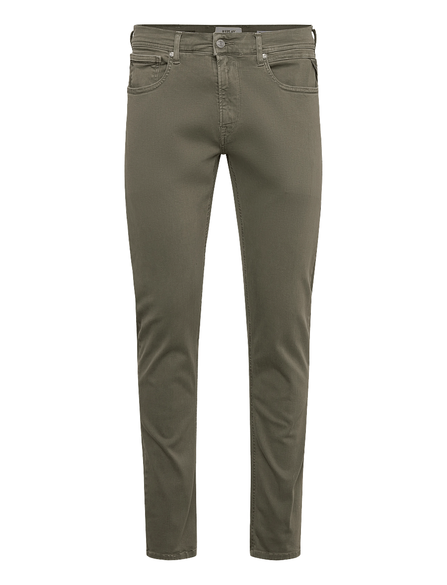 Replay - GROVER Trousers STRAIGHT Hyperflex Colour XLite - beinar gallabuxur - green - 1