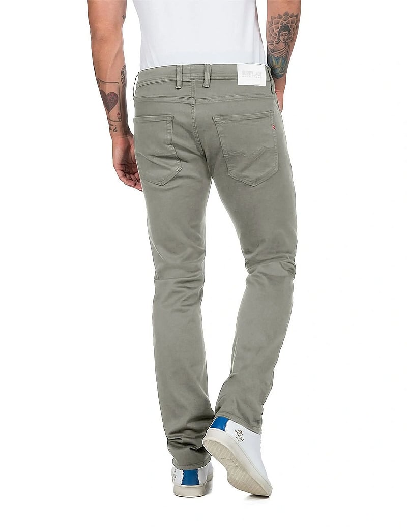 Replay - GROVER Trousers STRAIGHT Hyperflex Colour XLite - regular jeans - green - 3