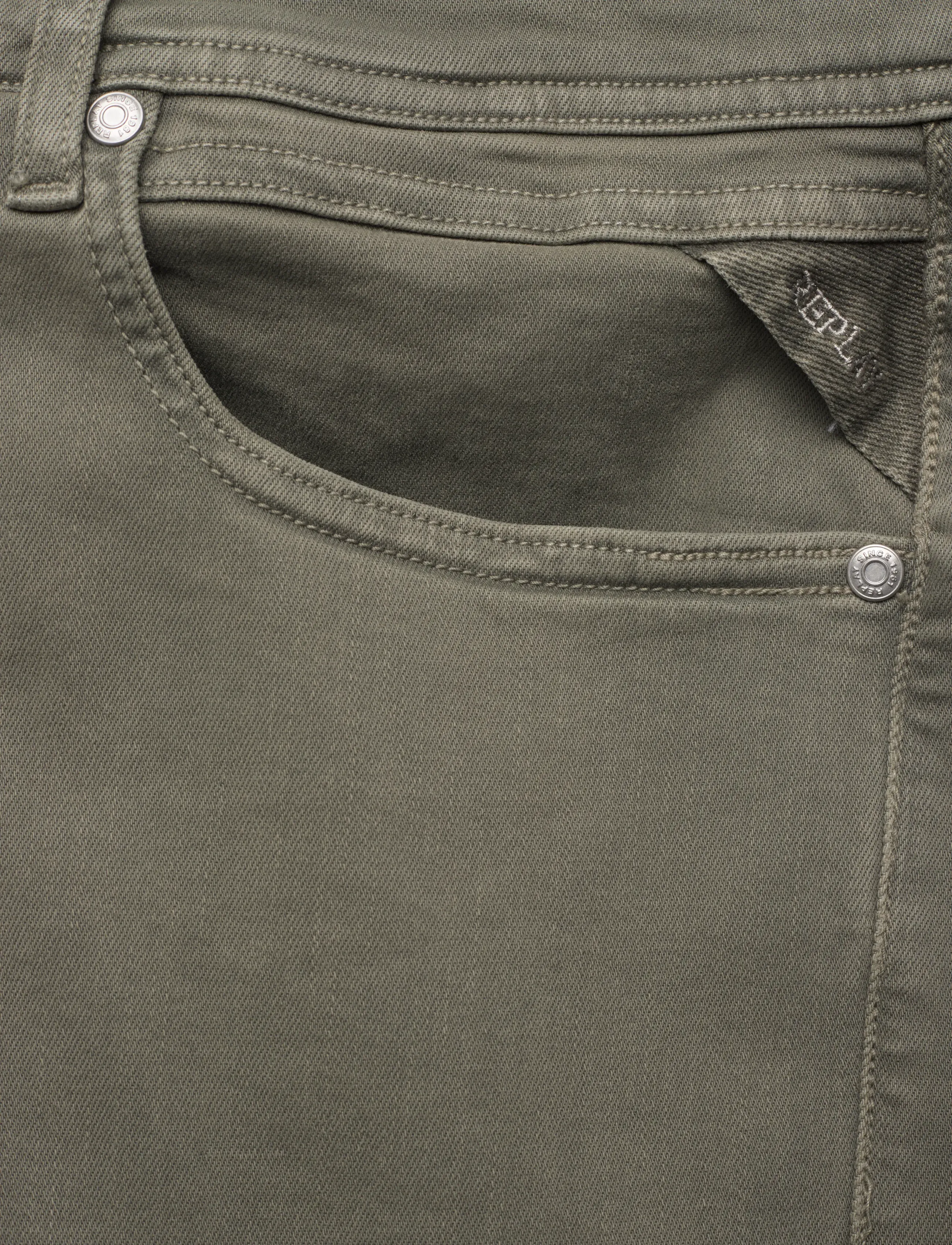 Replay - GROVER Trousers STRAIGHT Hyperflex Colour XLite - beinar gallabuxur - green - 4