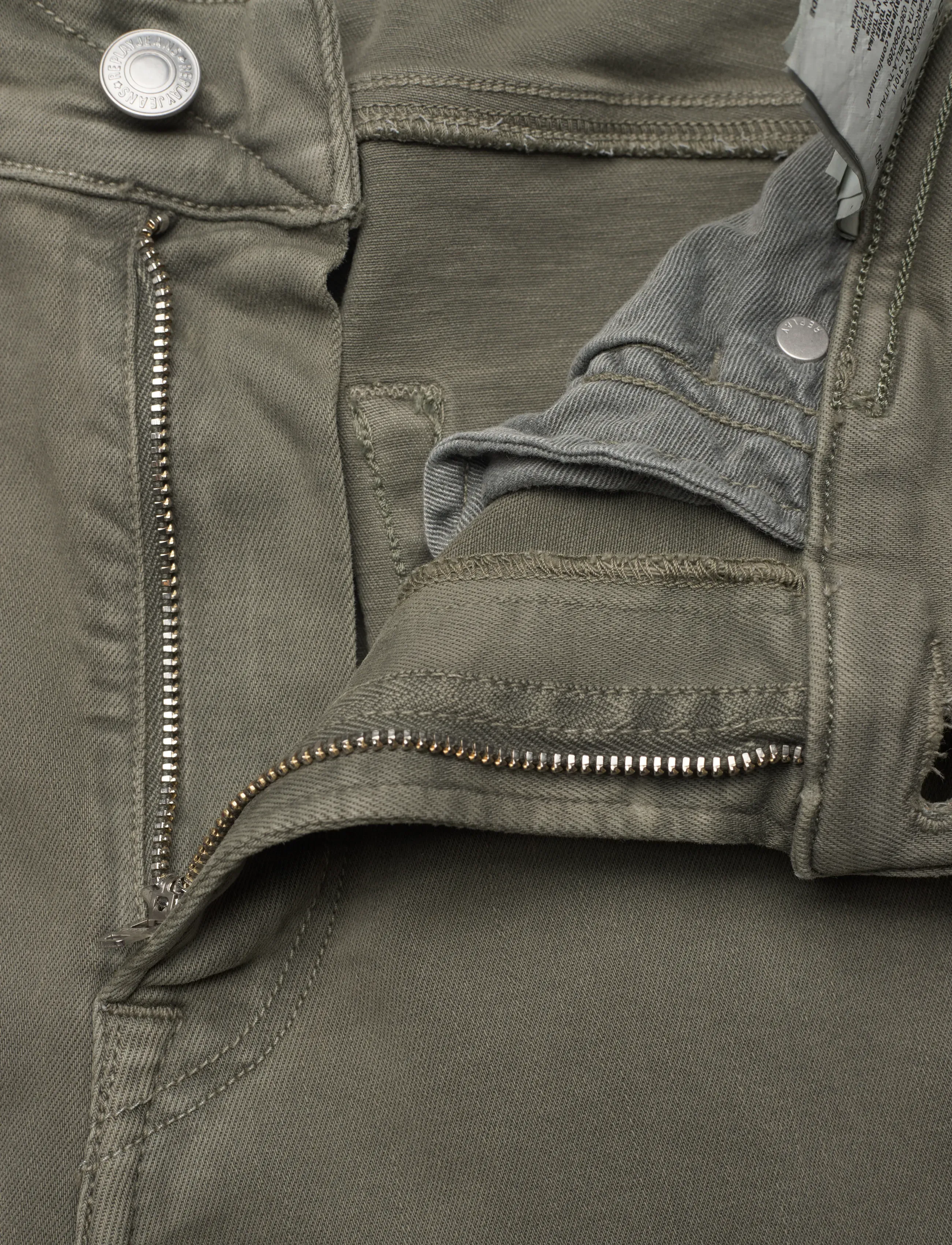 Replay - GROVER Trousers STRAIGHT Hyperflex Colour XLite - beinar gallabuxur - green - 5