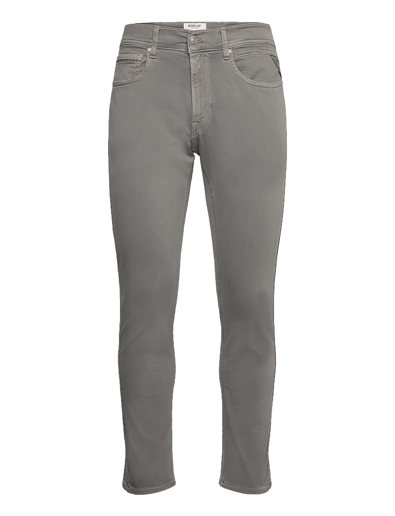 Replay - GROVER Trousers STRAIGHT Hyperflex Colour XLite - regular jeans - grey - 0