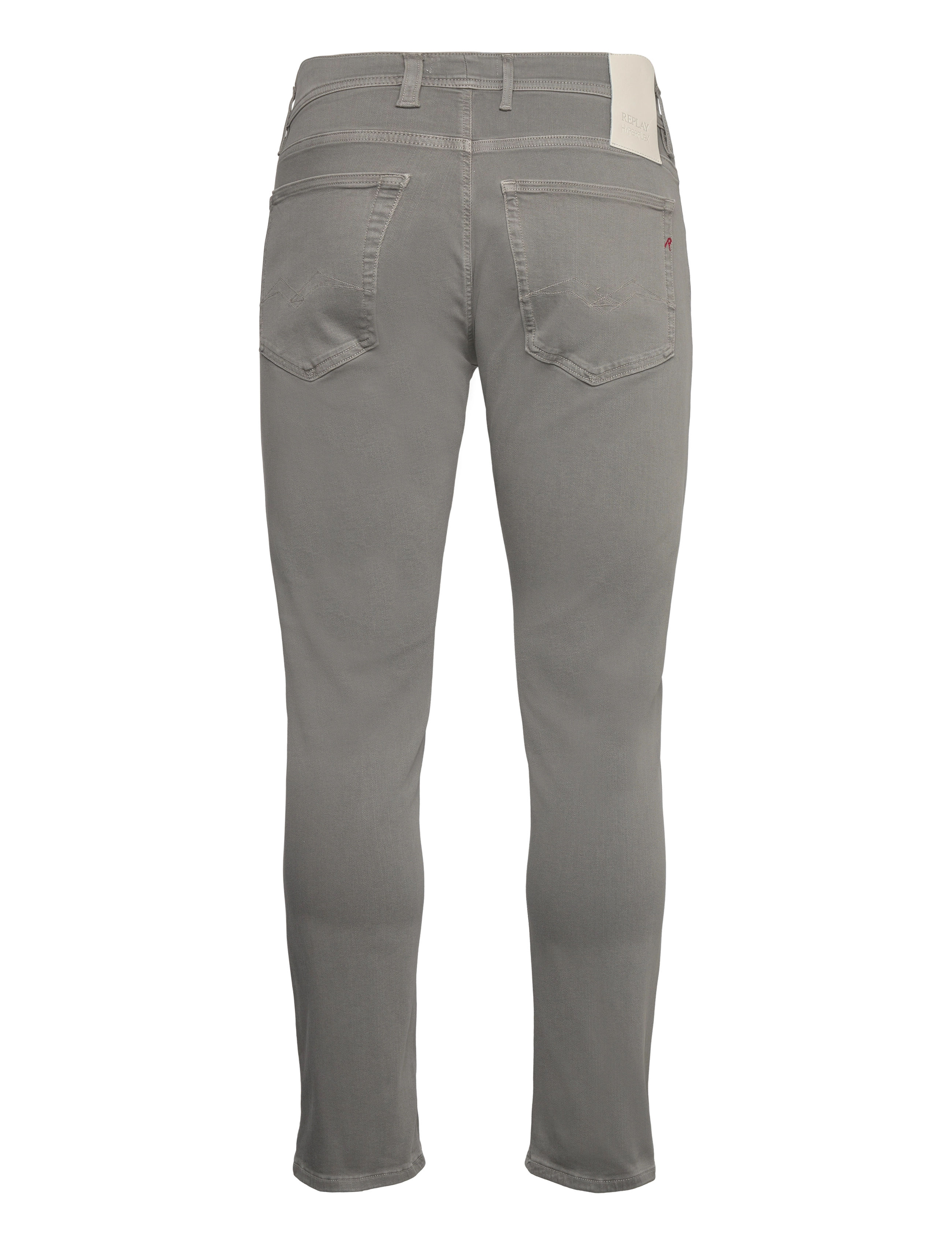 Replay - GROVER Trousers STRAIGHT Hyperflex Colour XLite - bukser & jeans - grey - 1