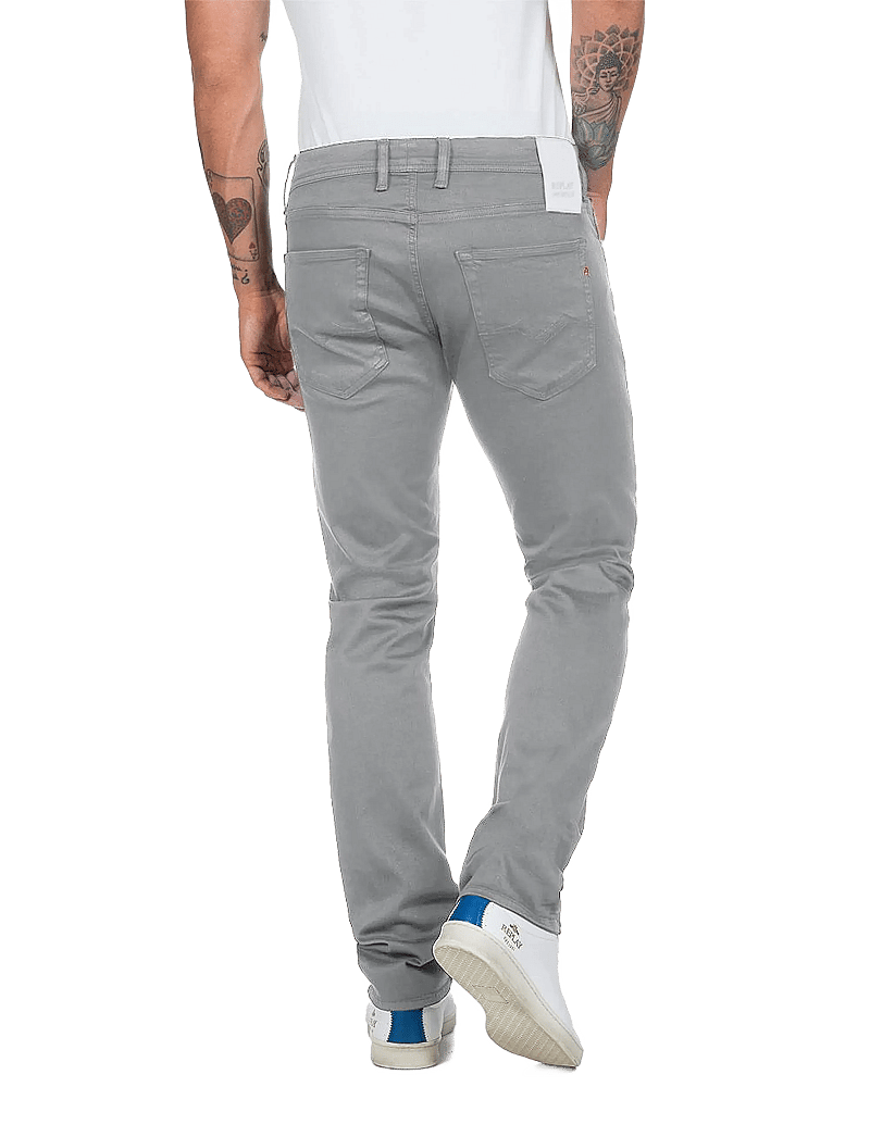 Replay - GROVER Trousers STRAIGHT Hyperflex Colour XLite - regular jeans - grey - 2
