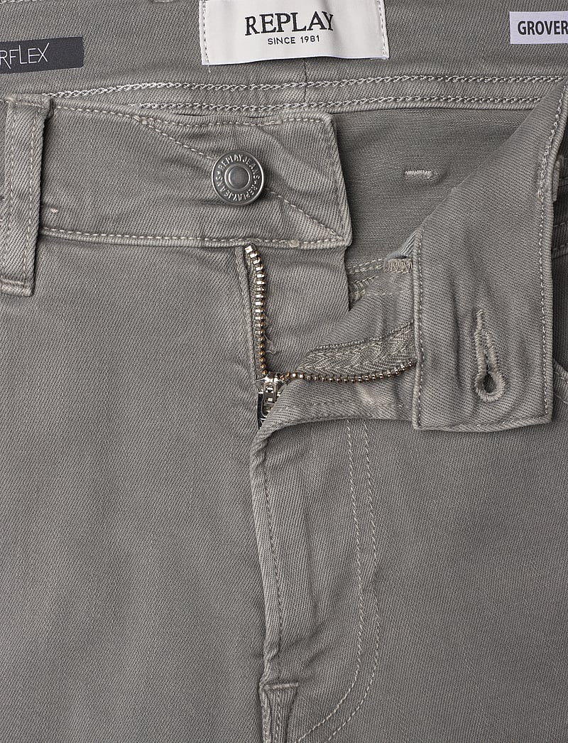Replay - GROVER Trousers STRAIGHT Hyperflex Colour XLite - regular jeans - grey - 4