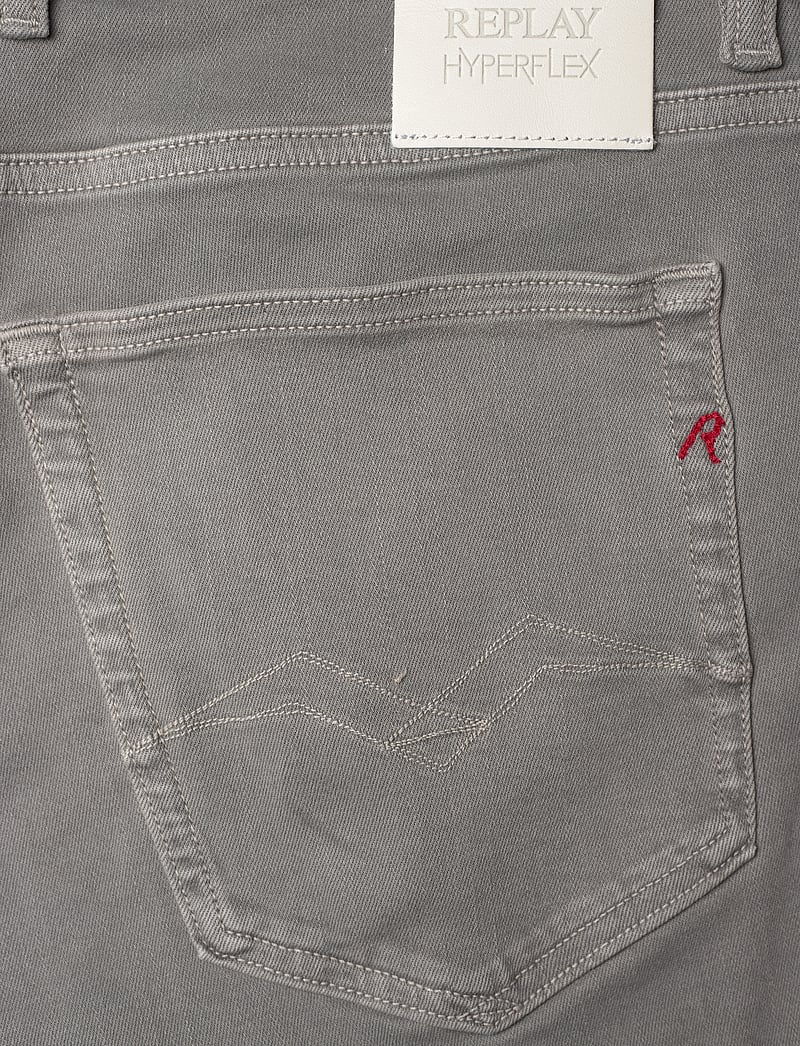 Replay - GROVER Trousers STRAIGHT Hyperflex Colour XLite - regular jeans - grey - 5