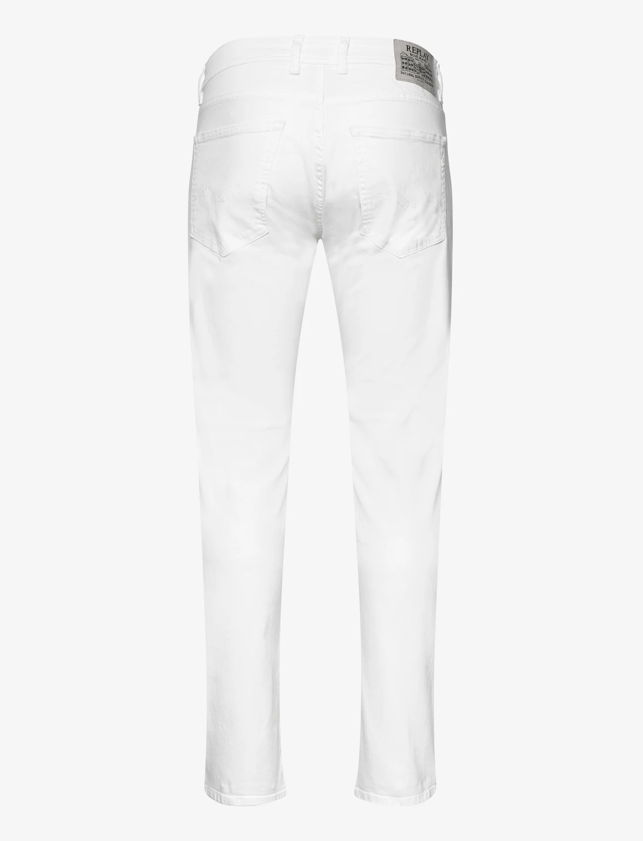 Replay - GROVER Trousers STRAIGHT - skinny jeans - white - 1