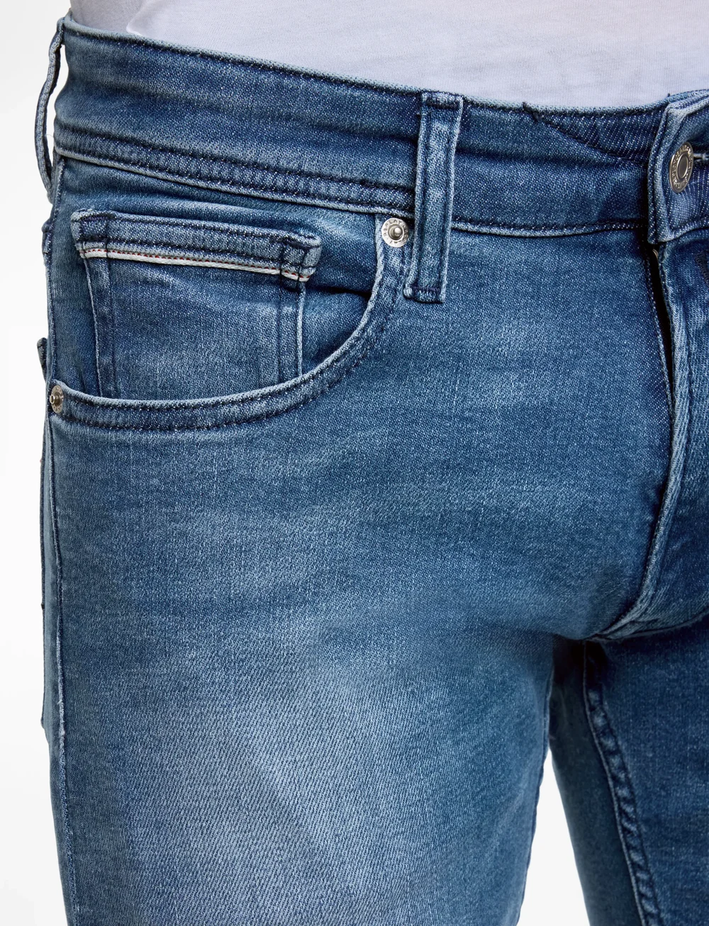 Replay - GROVER Trousers STRAIGHT C-Stretch - regular jeans - medium blue - 5