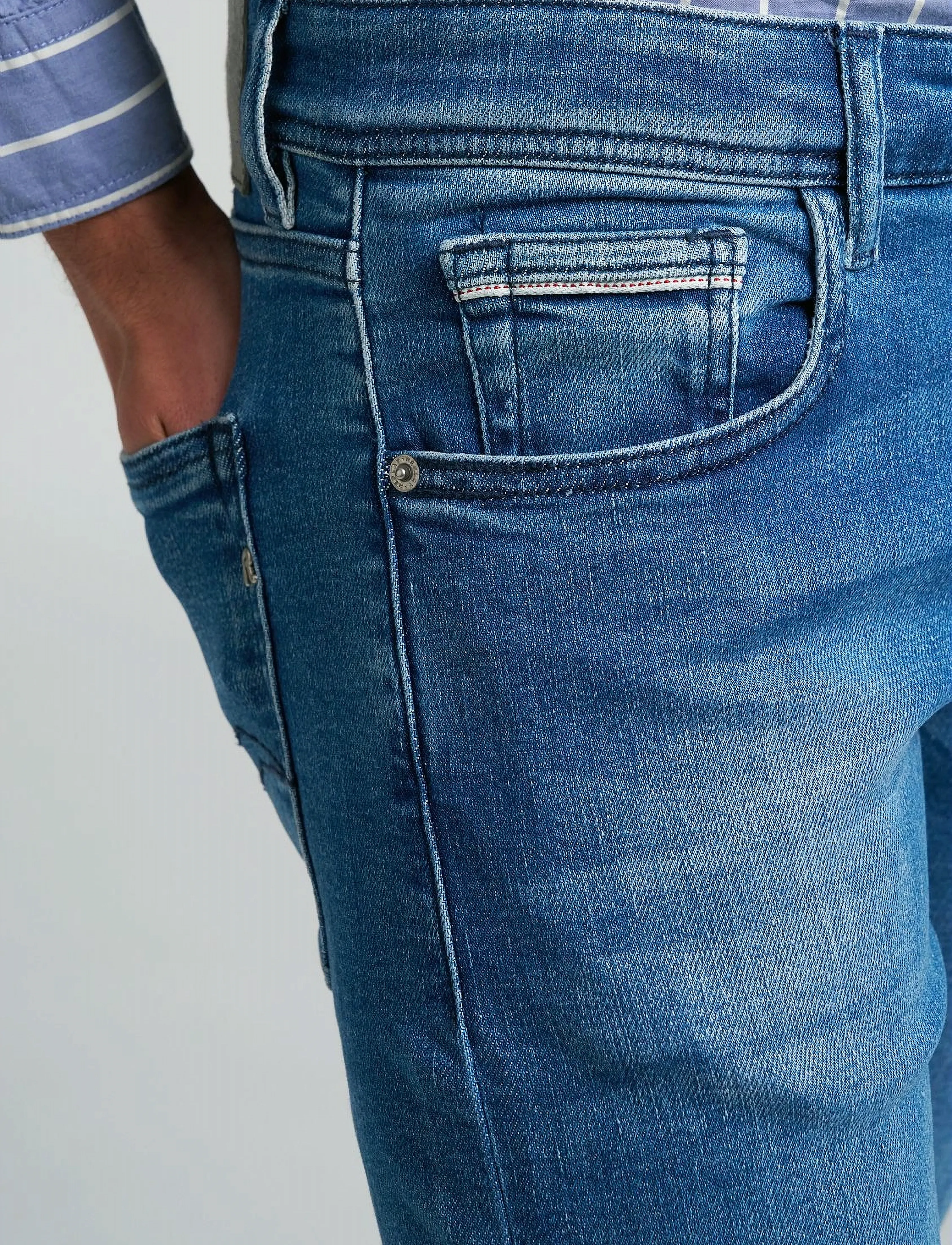 REPLAY Grover Trousers Straight C-Stretch straight leg jeans herr – bild 9