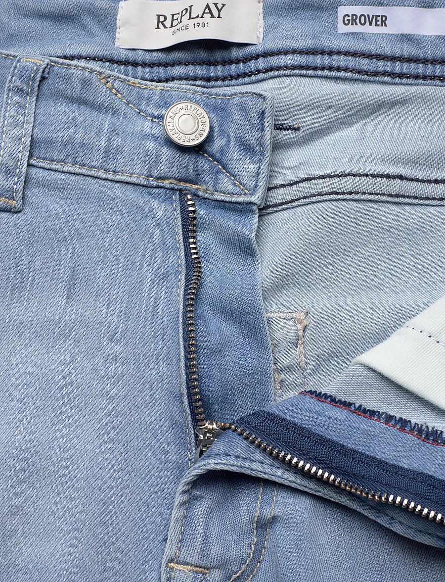 Replay - GROVER Trousers STRAIGHT 99 Denim - normale jeans - blue - 5