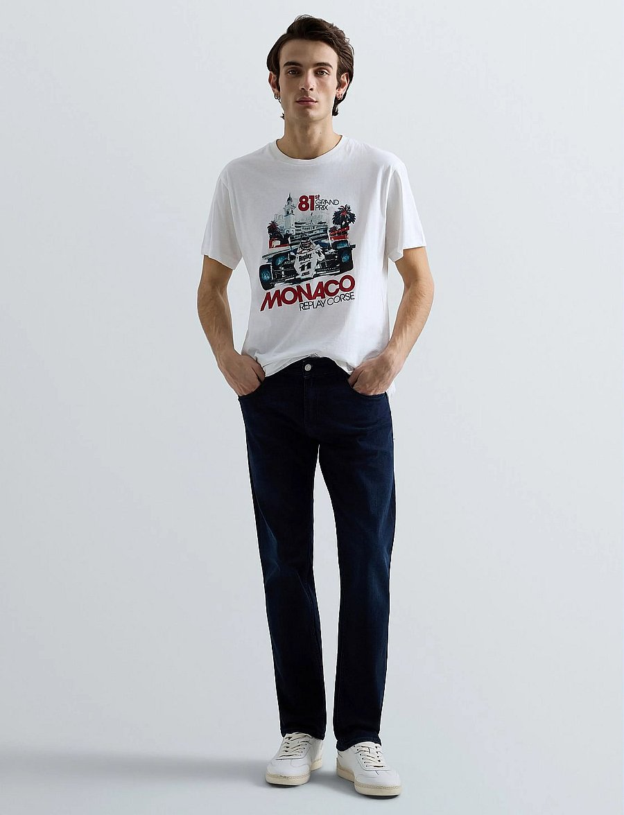 Replay - GROVER Trousers STRAIGHT - regular jeans - blue - 2