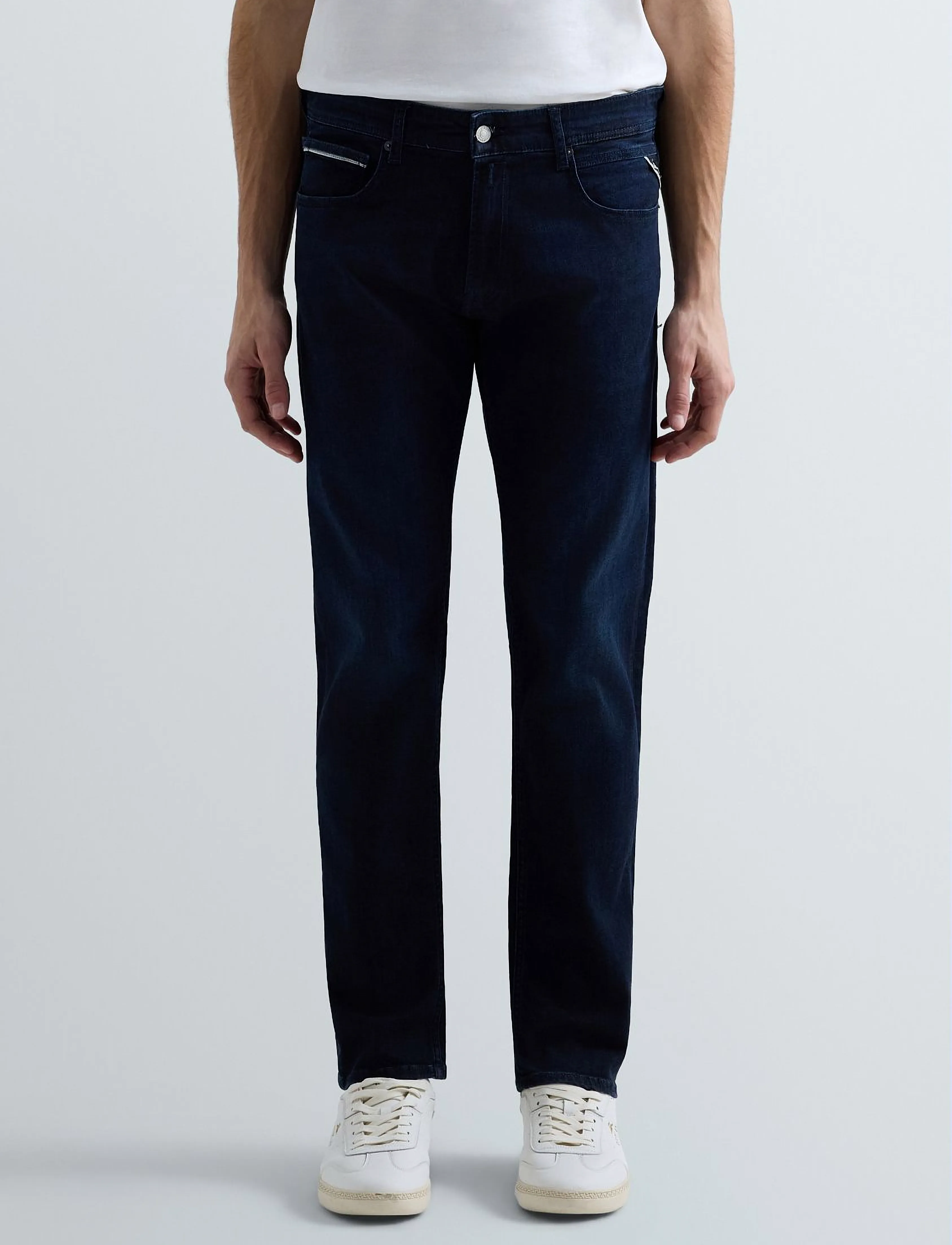 Replay - GROVER Trousers STRAIGHT - regular jeans - blue - 3