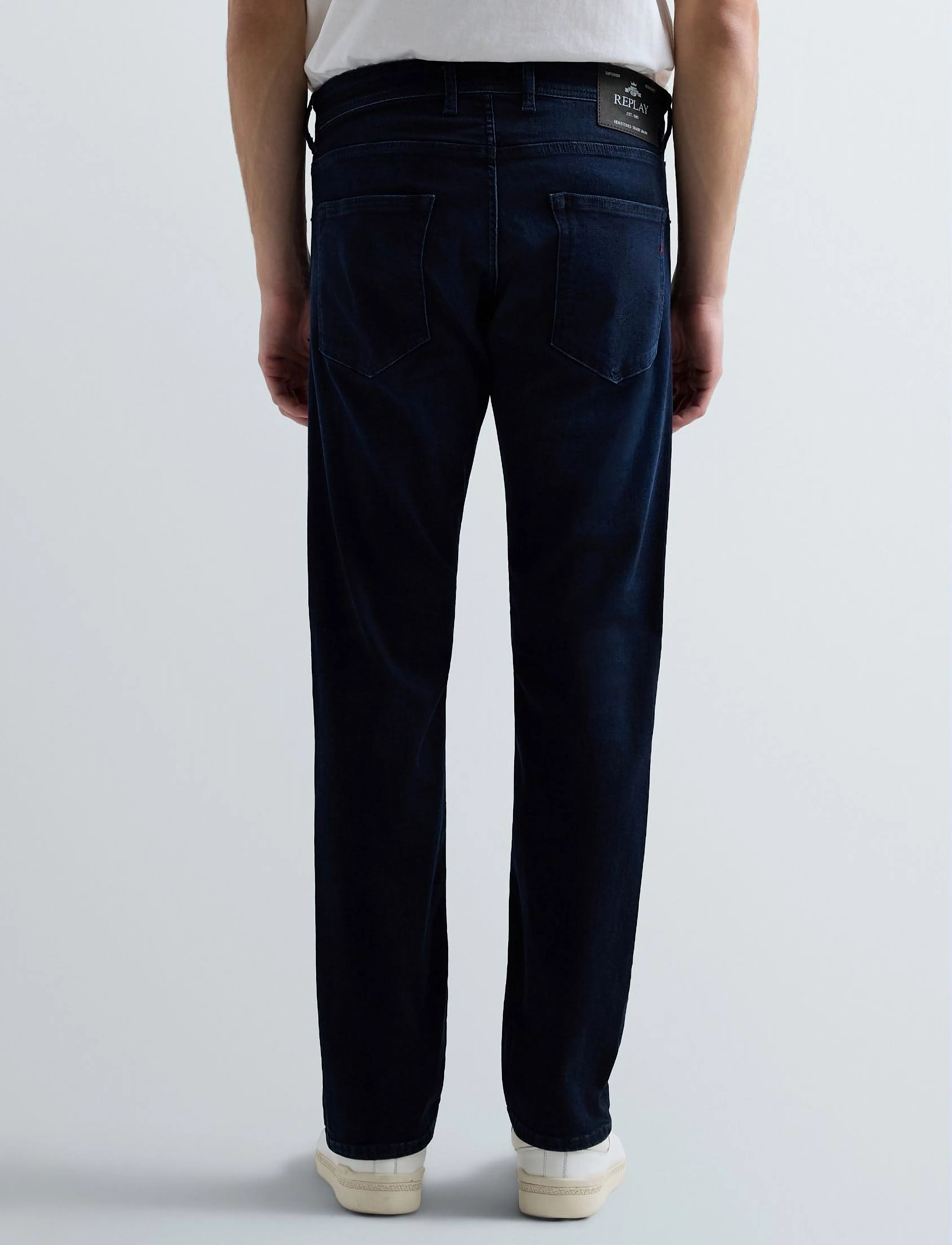 Replay - GROVER Trousers STRAIGHT - regular jeans - blue - 4