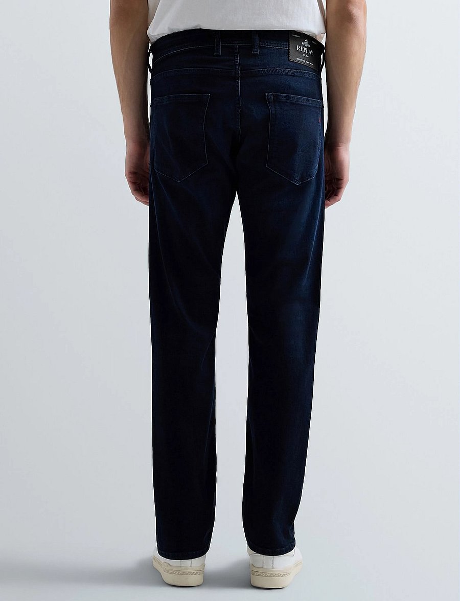 Replay - GROVER Trousers STRAIGHT - regular jeans - blue - 4