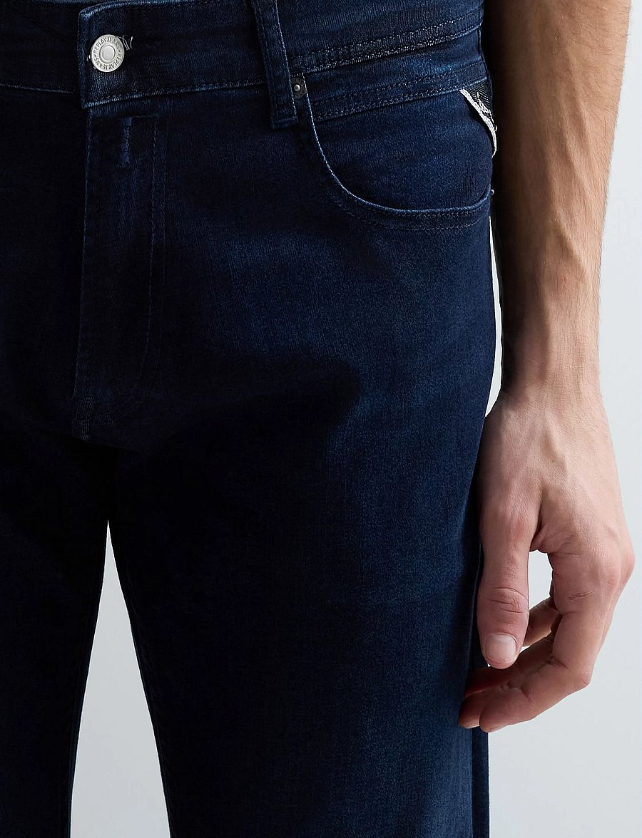 Replay - GROVER Trousers STRAIGHT - regular jeans - blue - 5