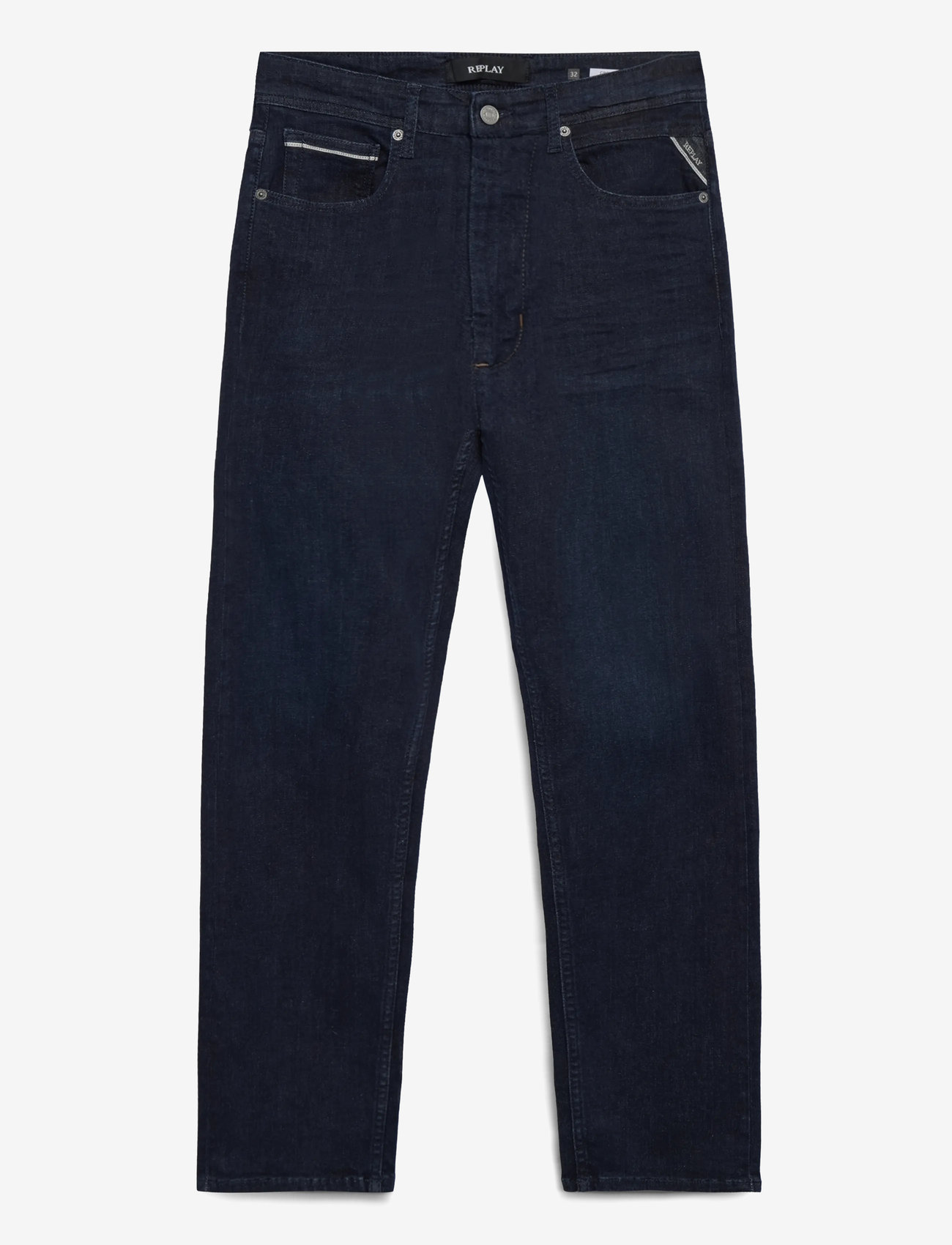Replay - GROVER Trousers STRAIGHT C-Stretch - regular jeans - dark blue - 1