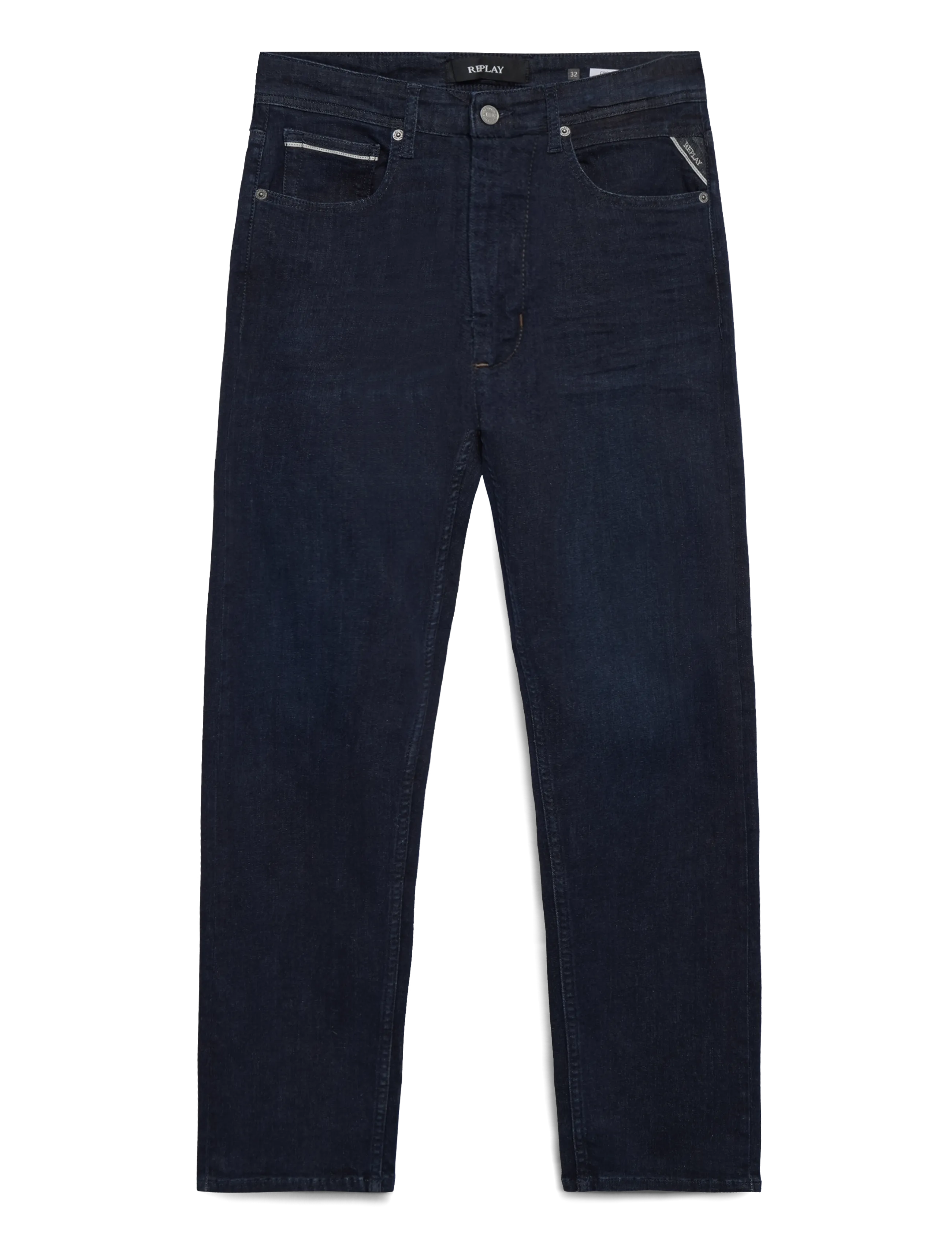 Replay - GROVER Trousers STRAIGHT - dark blue - 1