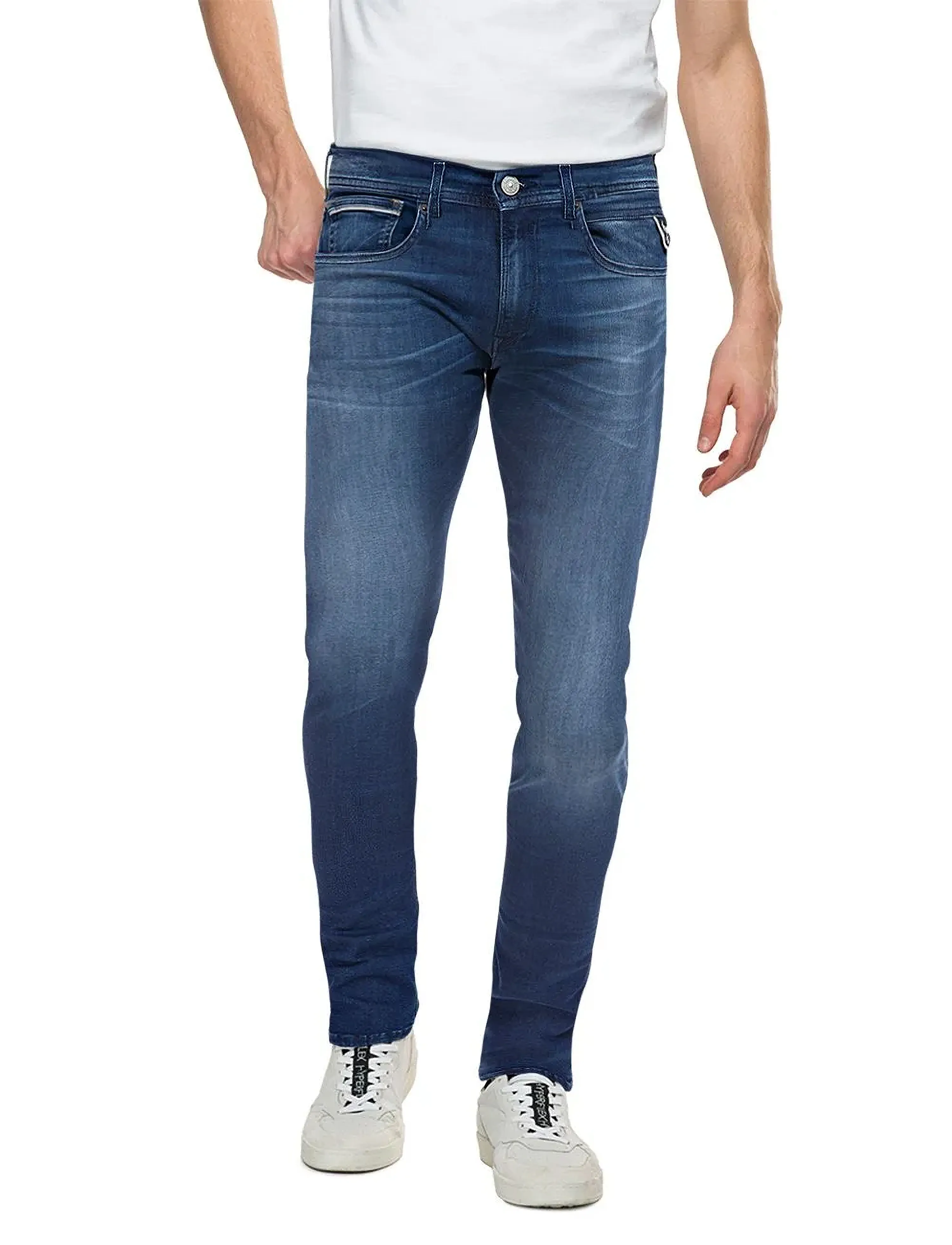 Replay - GROVER Trousers STRAIGHT - byxor & jeans - blue - 1