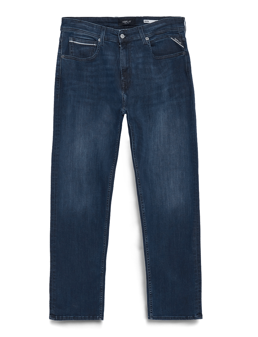 Replay - GROVER Trousers STRAIGHT - normale jeans - medium blue - 1