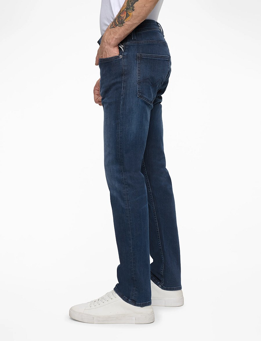 Replay - GROVER Trousers STRAIGHT - normale jeans - medium blue - 3