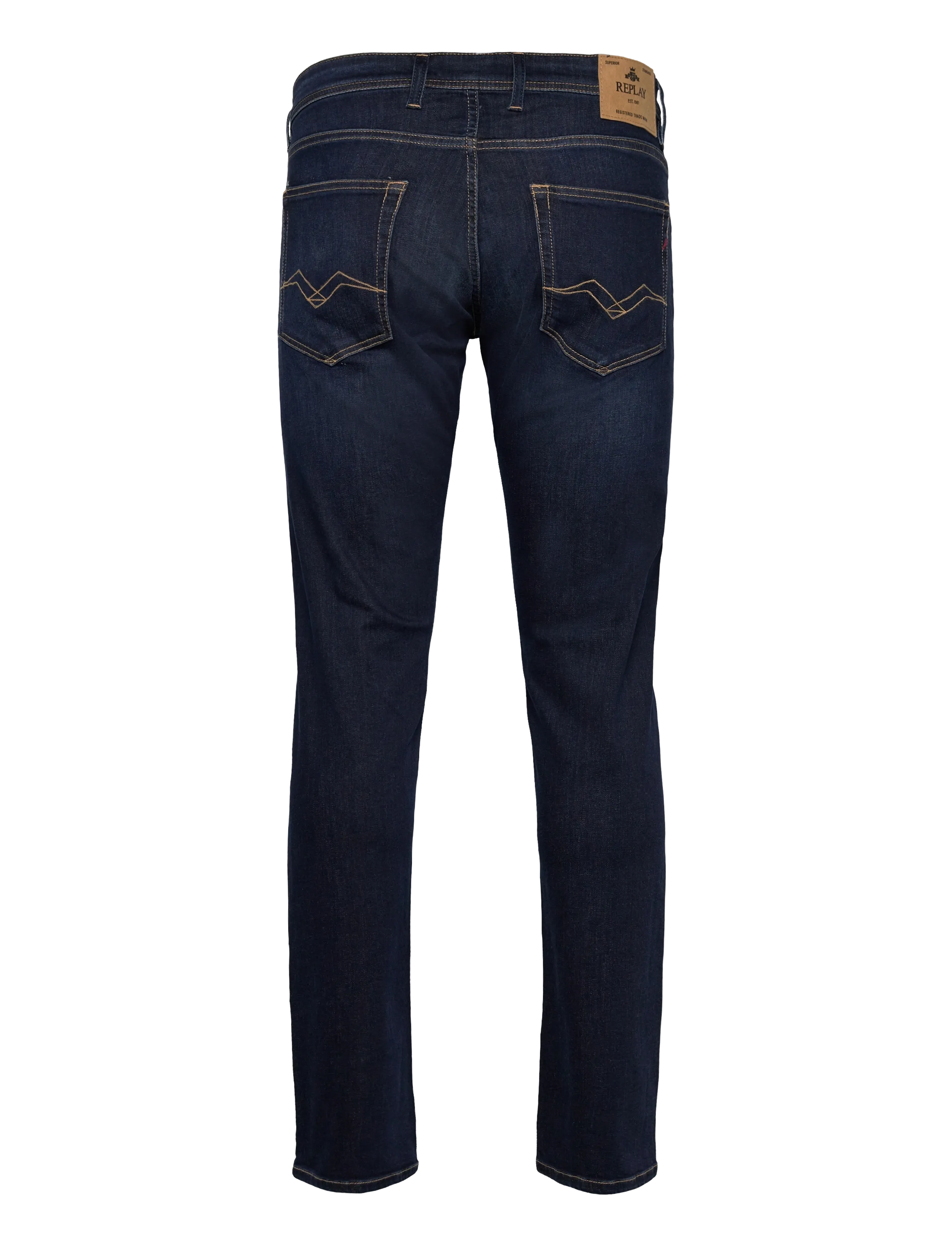 Replay - GROVER Trousers STRAIGHT 99 Denim - blue - 2