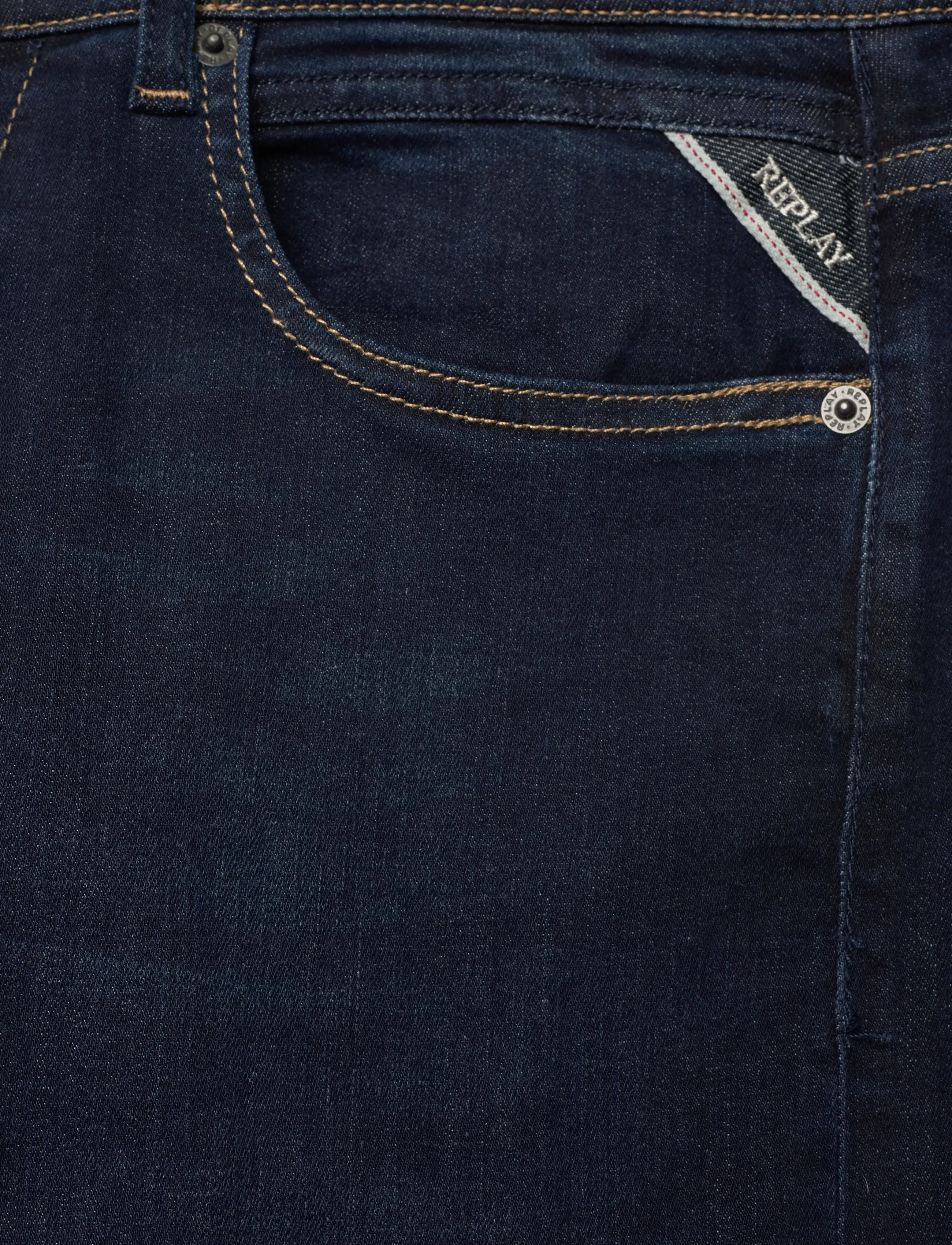 Replay - GROVER Trousers STRAIGHT 99 Denim - blue - 4