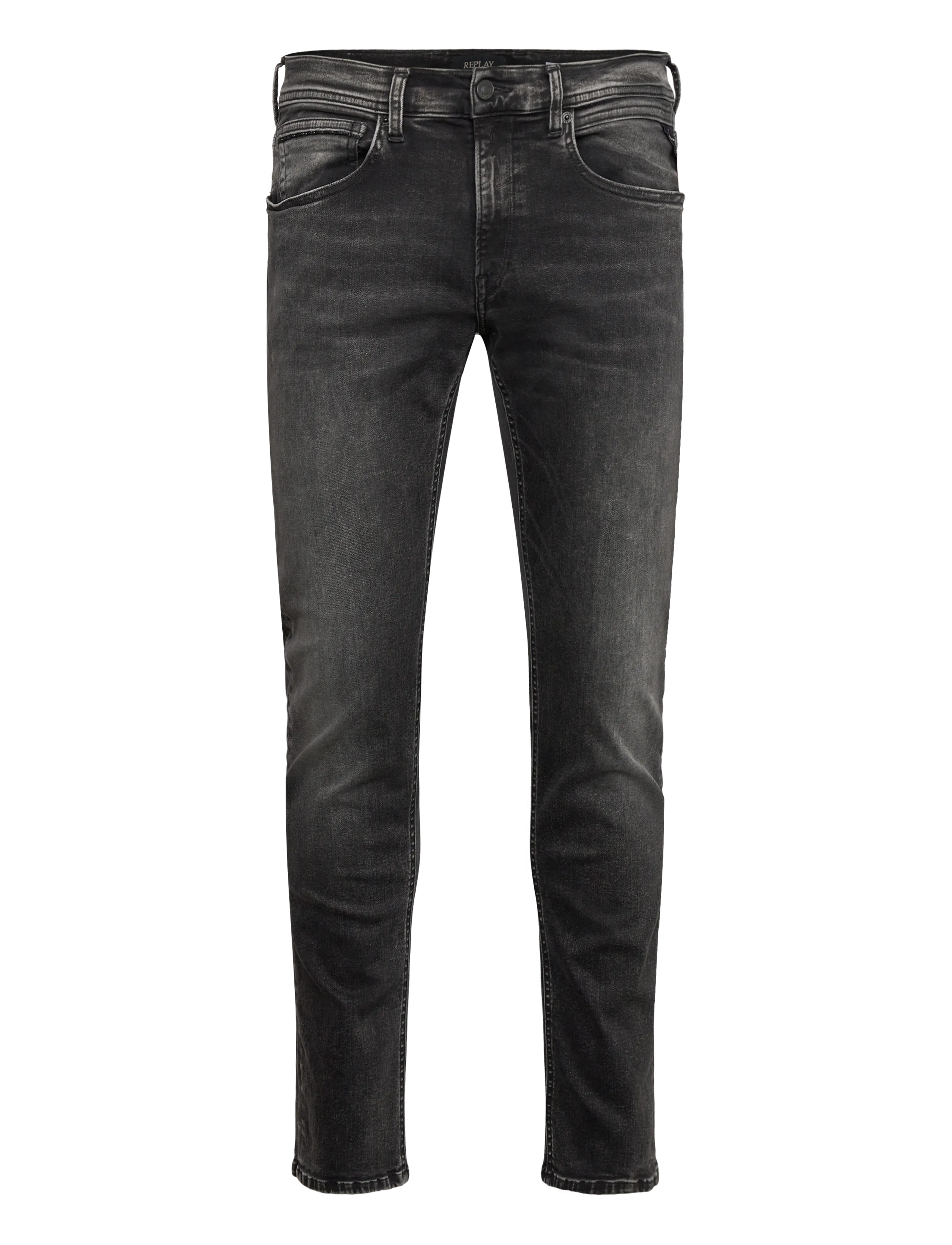 Replay GROVER Trousers STRAIGHT HYPERFLEX ORIGINAL - Jeans - GREY / grey