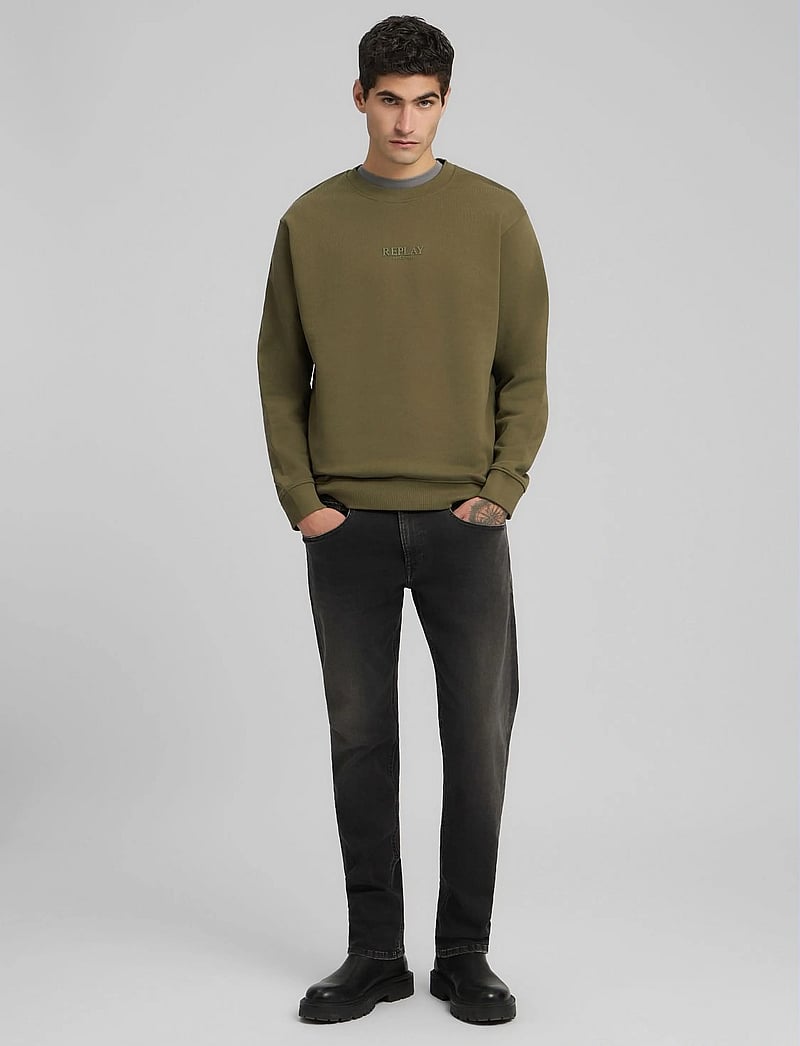 Replay - GROVER Trousers STRAIGHT HYPERFLEX ORIGINAL - regular jeans - grey - 4