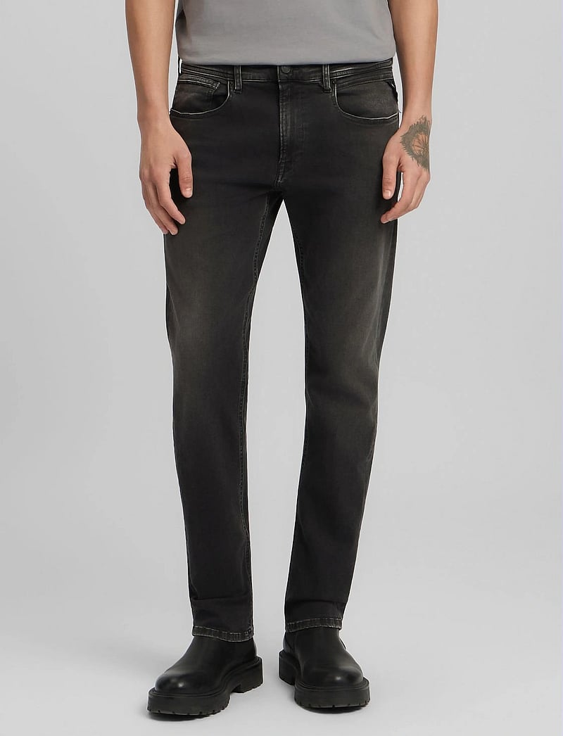 Replay - GROVER Trousers STRAIGHT HYPERFLEX ORIGINAL - regular jeans - grey - 5