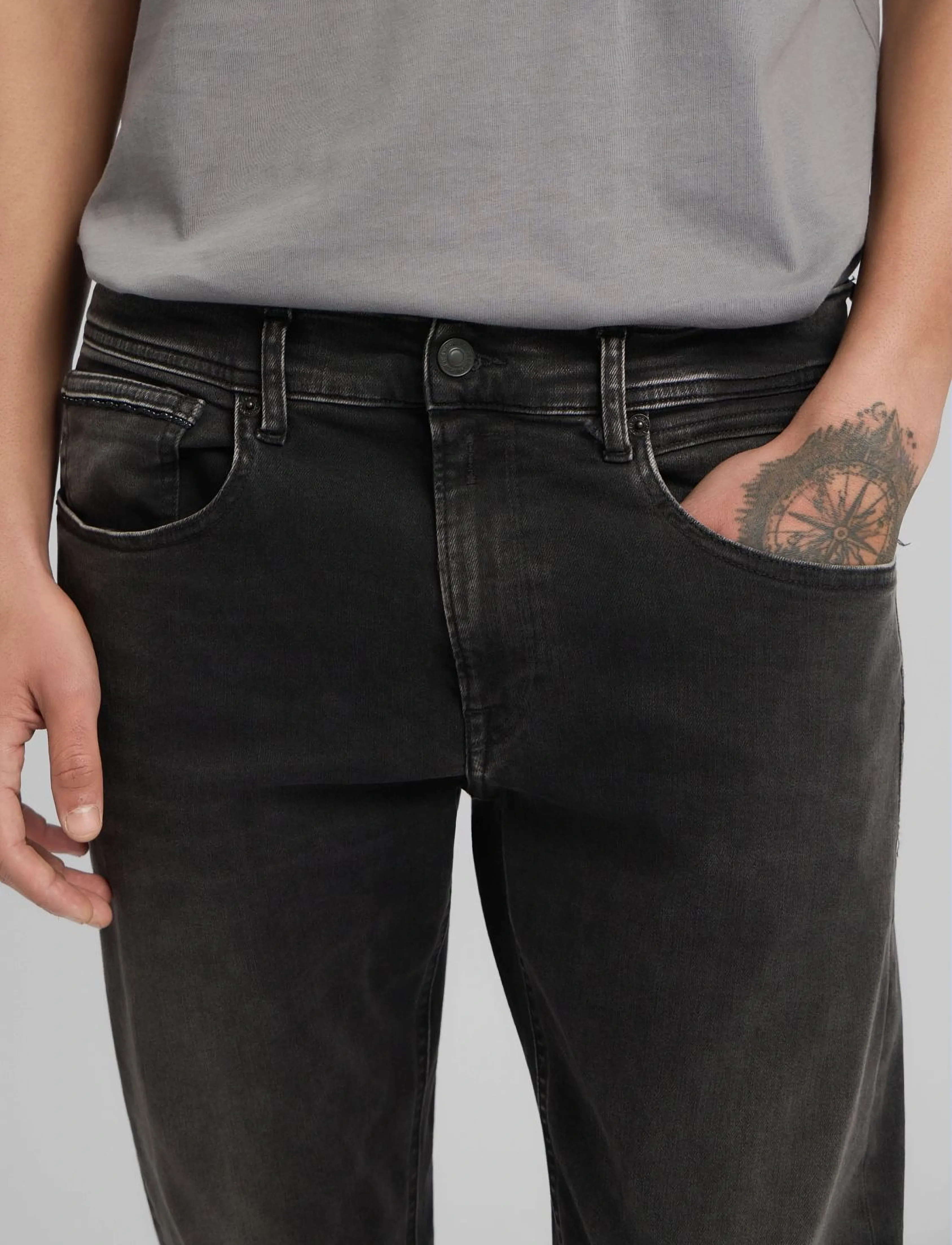 REPLAY Grover Trousers Straight Hyperflex Original jeans herr – bild 8