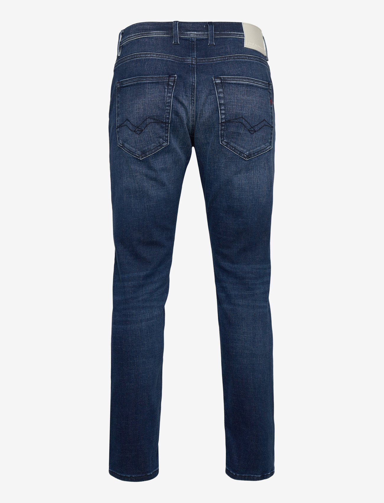 Replay - GROVER Trousers STRAIGHT Hyperflex Matrix - medium blue - 2