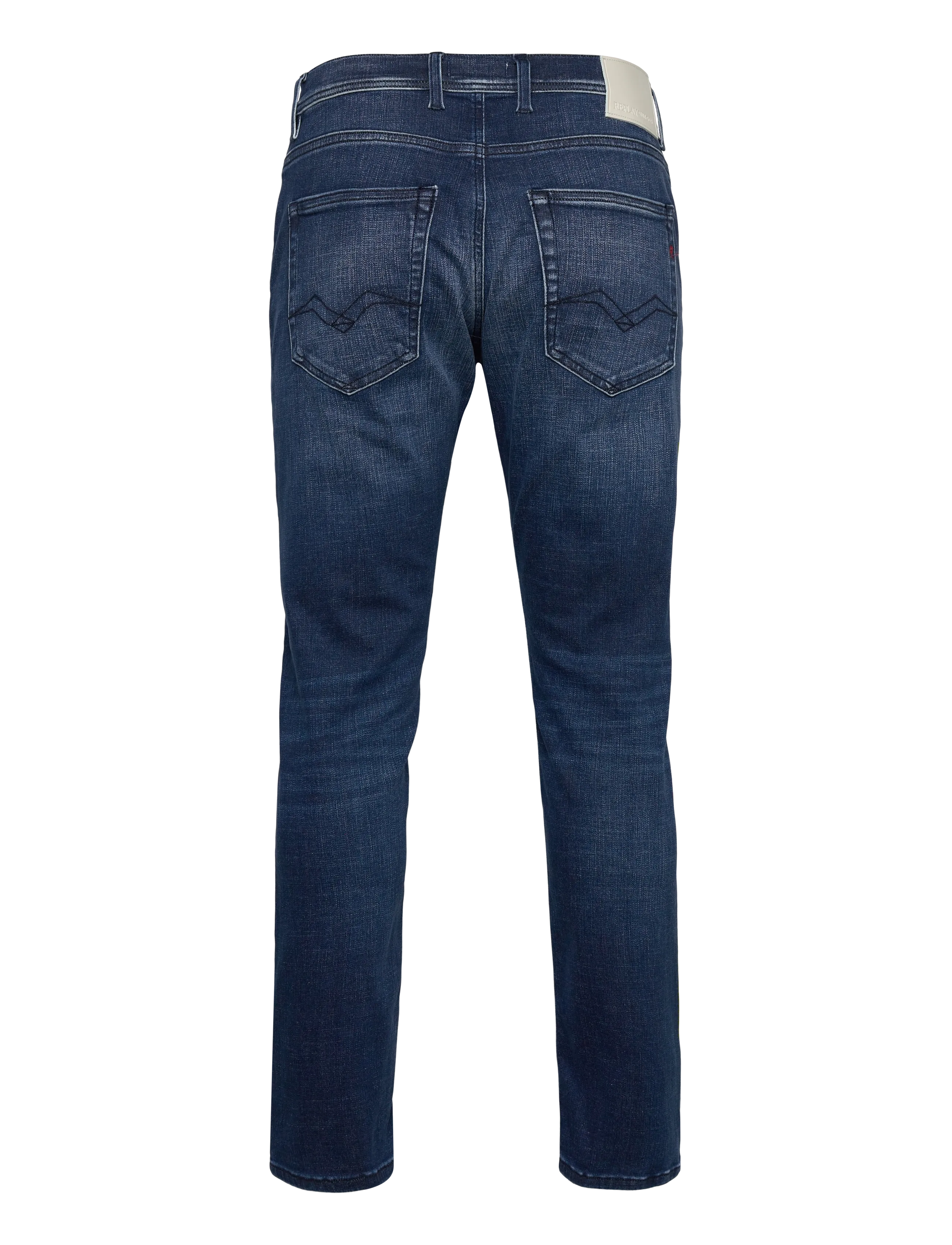 Replay - GROVER Trousers STRAIGHT Hyperflex Matrix - byxor & jeans - medium blue - 2