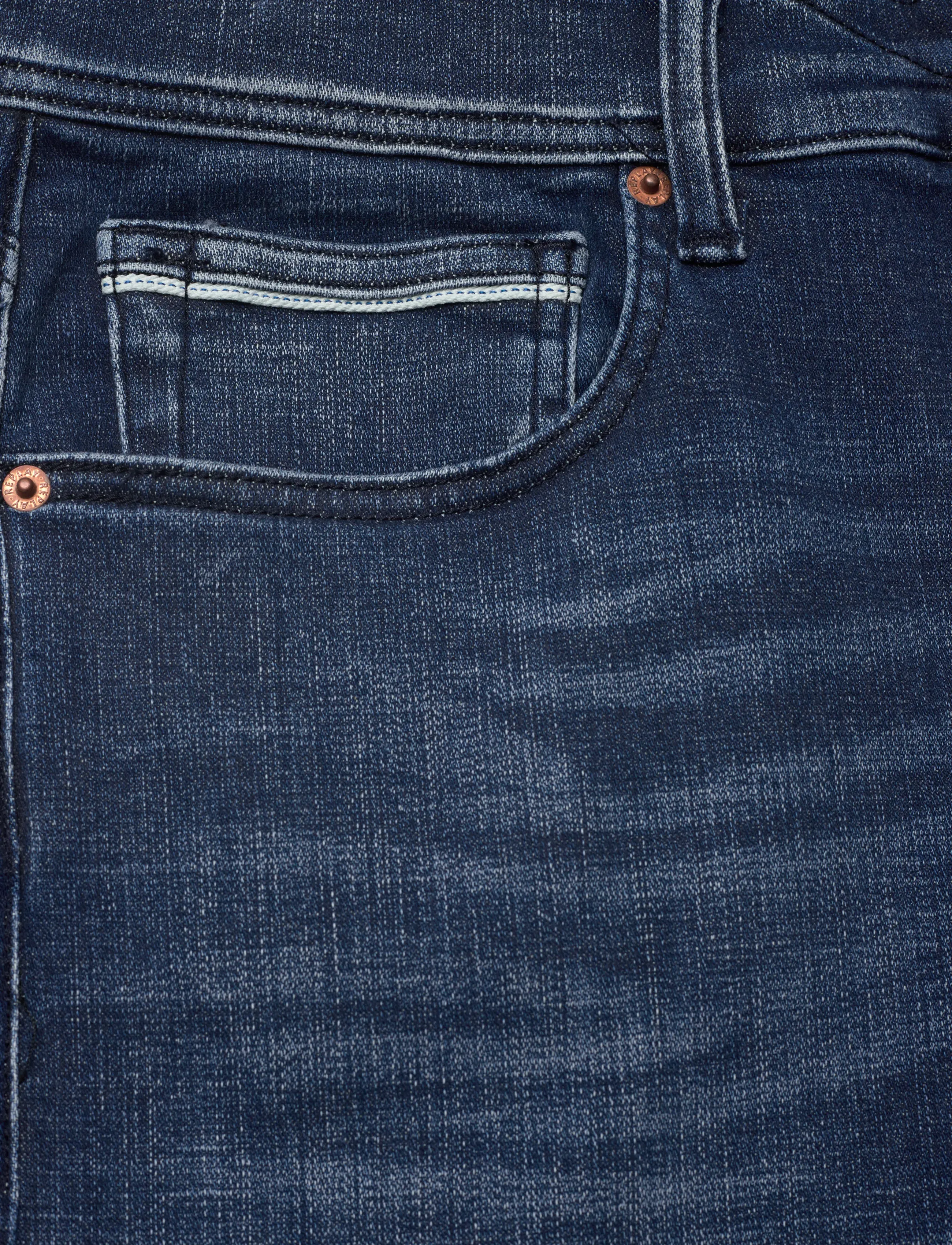 Replay - GROVER Trousers STRAIGHT Hyperflex Matrix - byxor & jeans - medium blue - 5