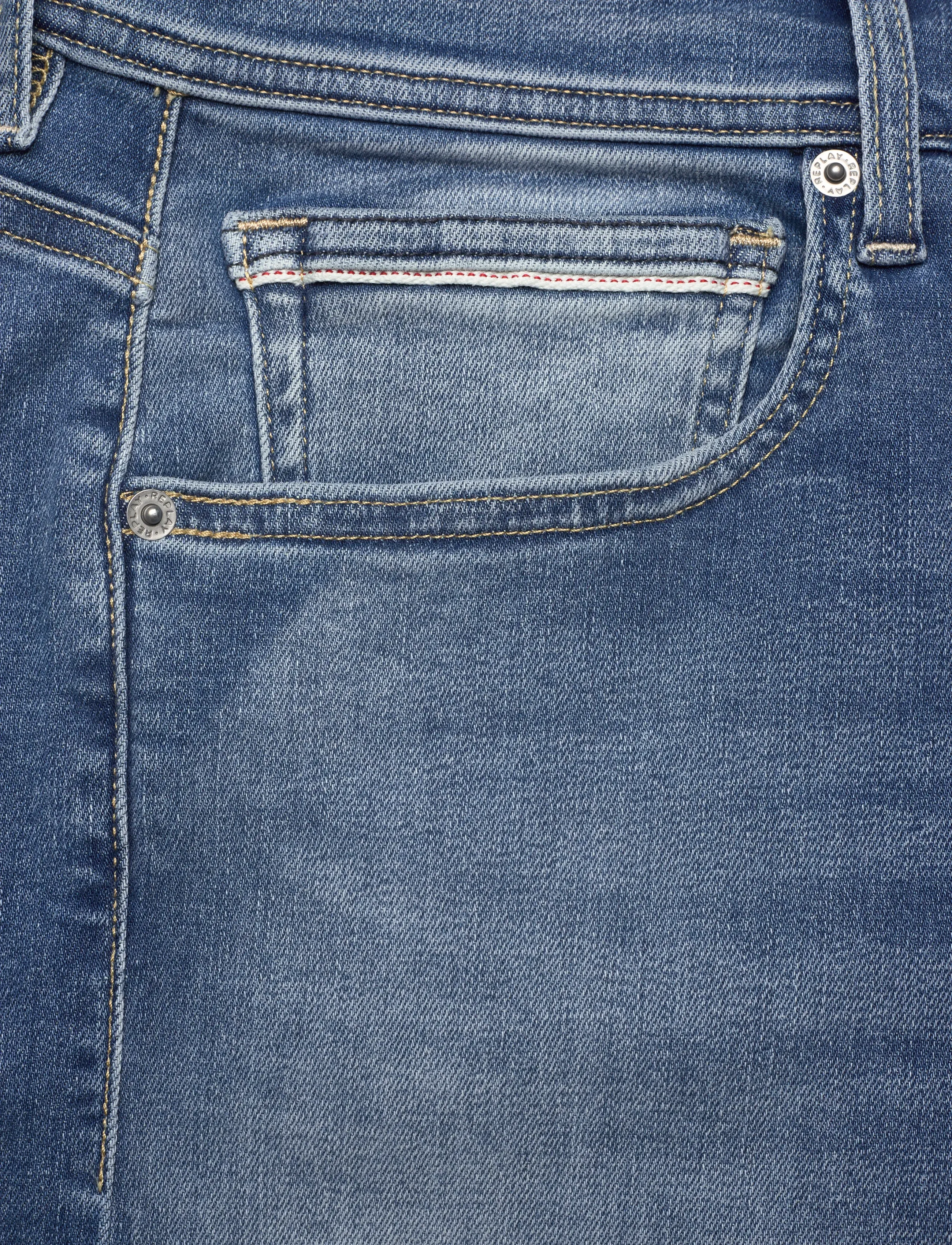 Replay - GROVER Trousers STRAIGHT HYPERFLEX ORIGINAL - regular jeans - blue - 4