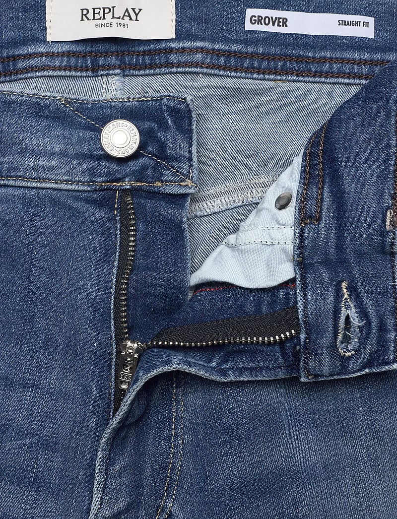 Replay - GROVER Trousers STRAIGHT HYPERFLEX ORIGINAL - regular jeans - blue - 5