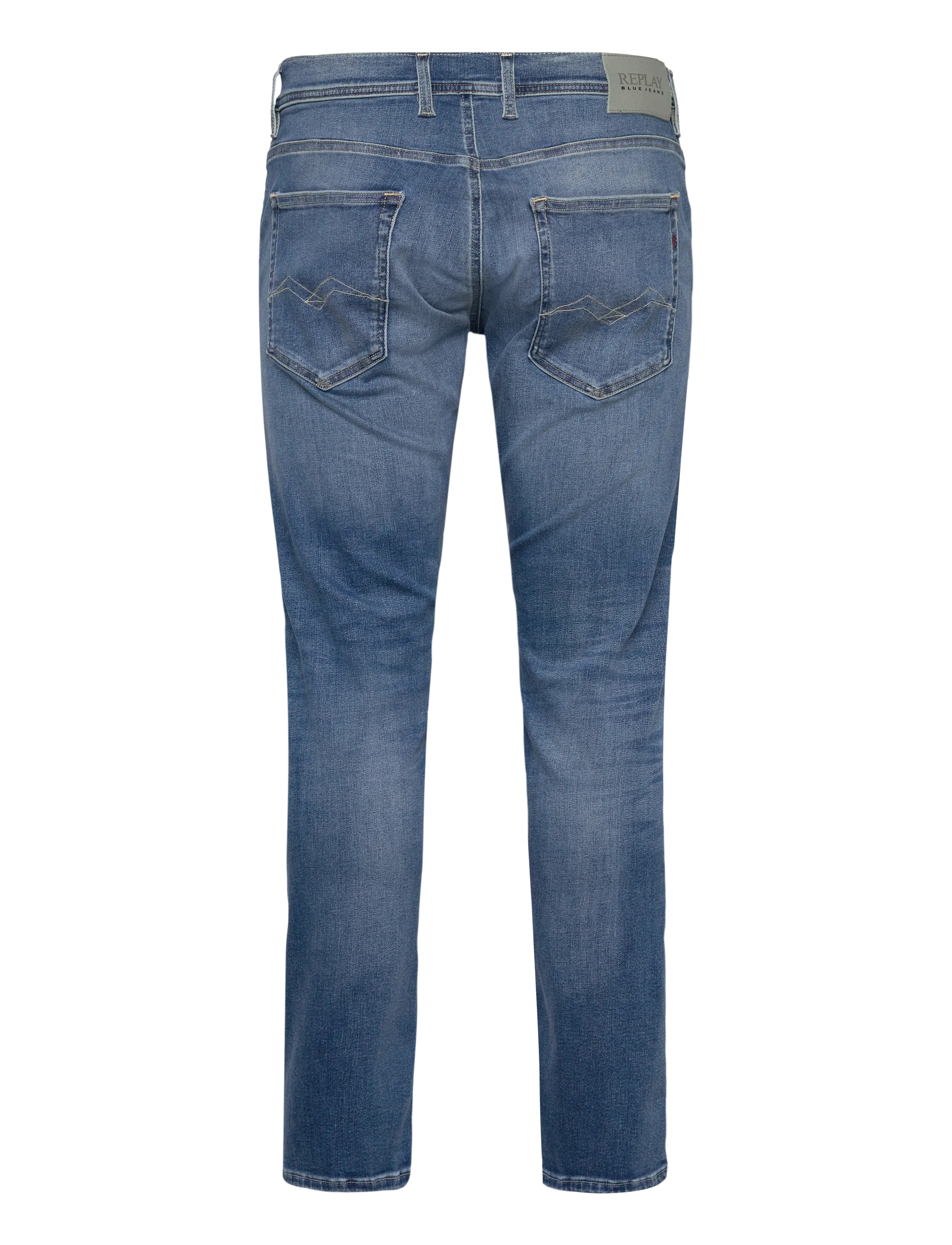 Replay - GROVER Trousers STRAIGHT HYPERFLEX ORIGINAL - regular jeans - medium blue - 2