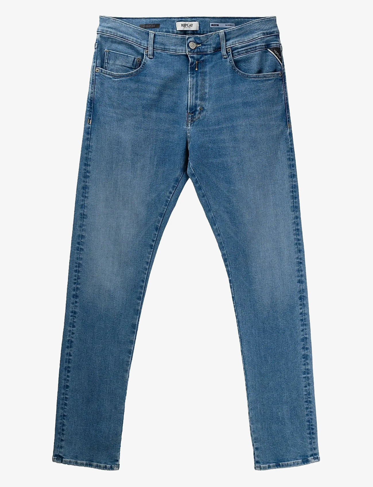 Replay - GROVER Trousers STRAIGHT HYPERFLEX ORIGINAL - bukser & jeans - blue - 1