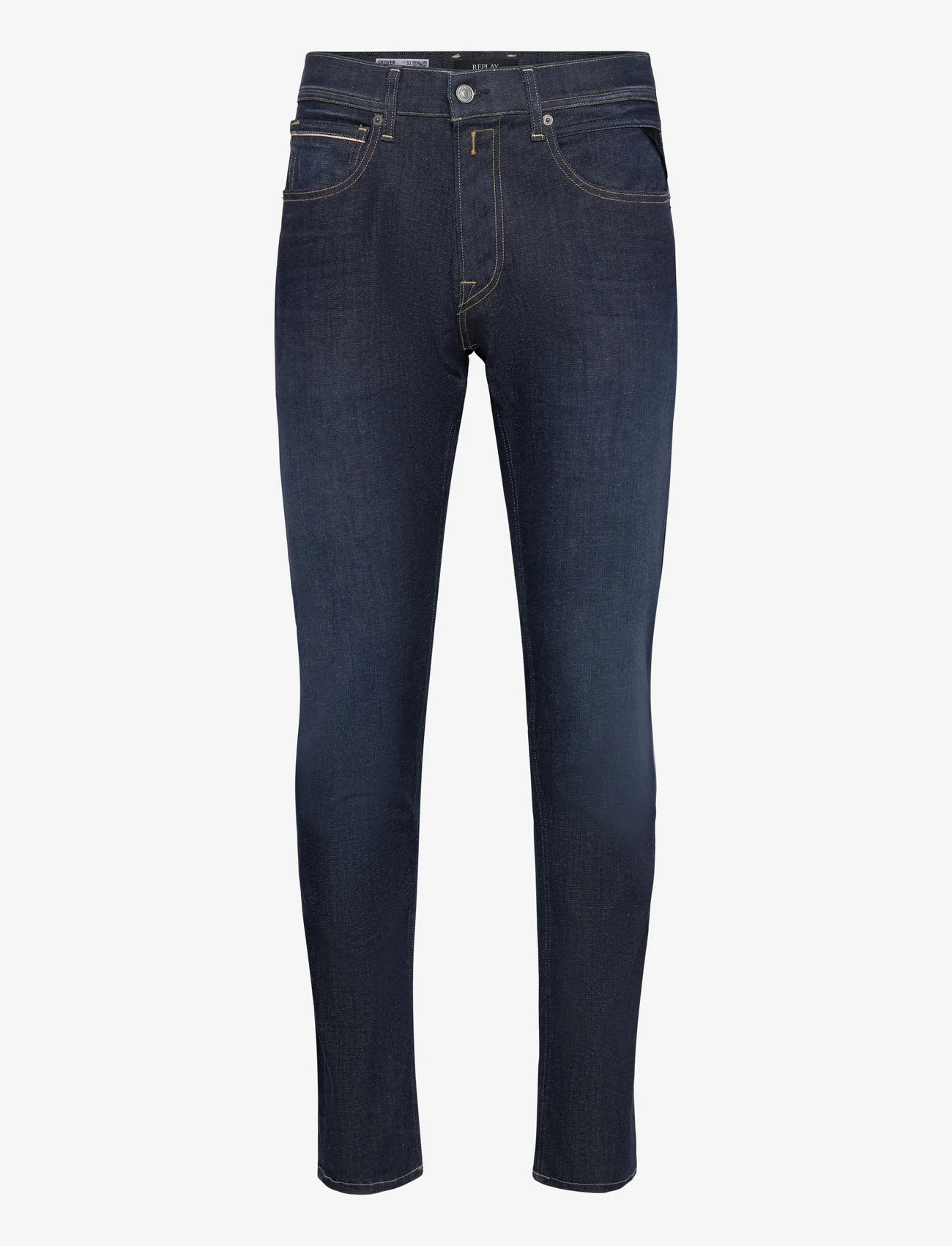 Replay - GROVER Trousers STRAIGHT Hyperflex Re-Used - regular piegriezuma džinsa bikses - blue - 0