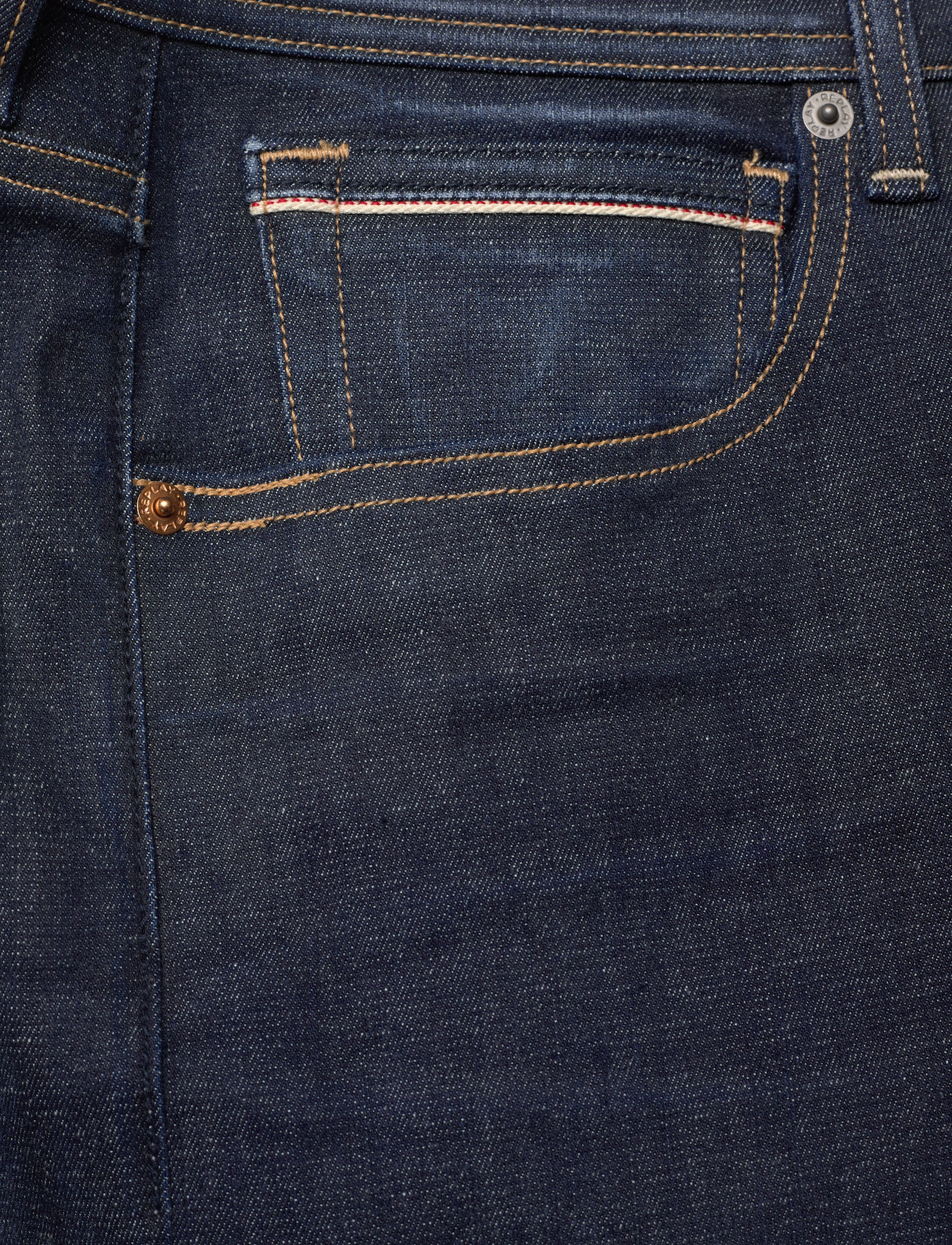 Replay - GROVER Trousers STRAIGHT Hyperflex Re-Used - blue - 2