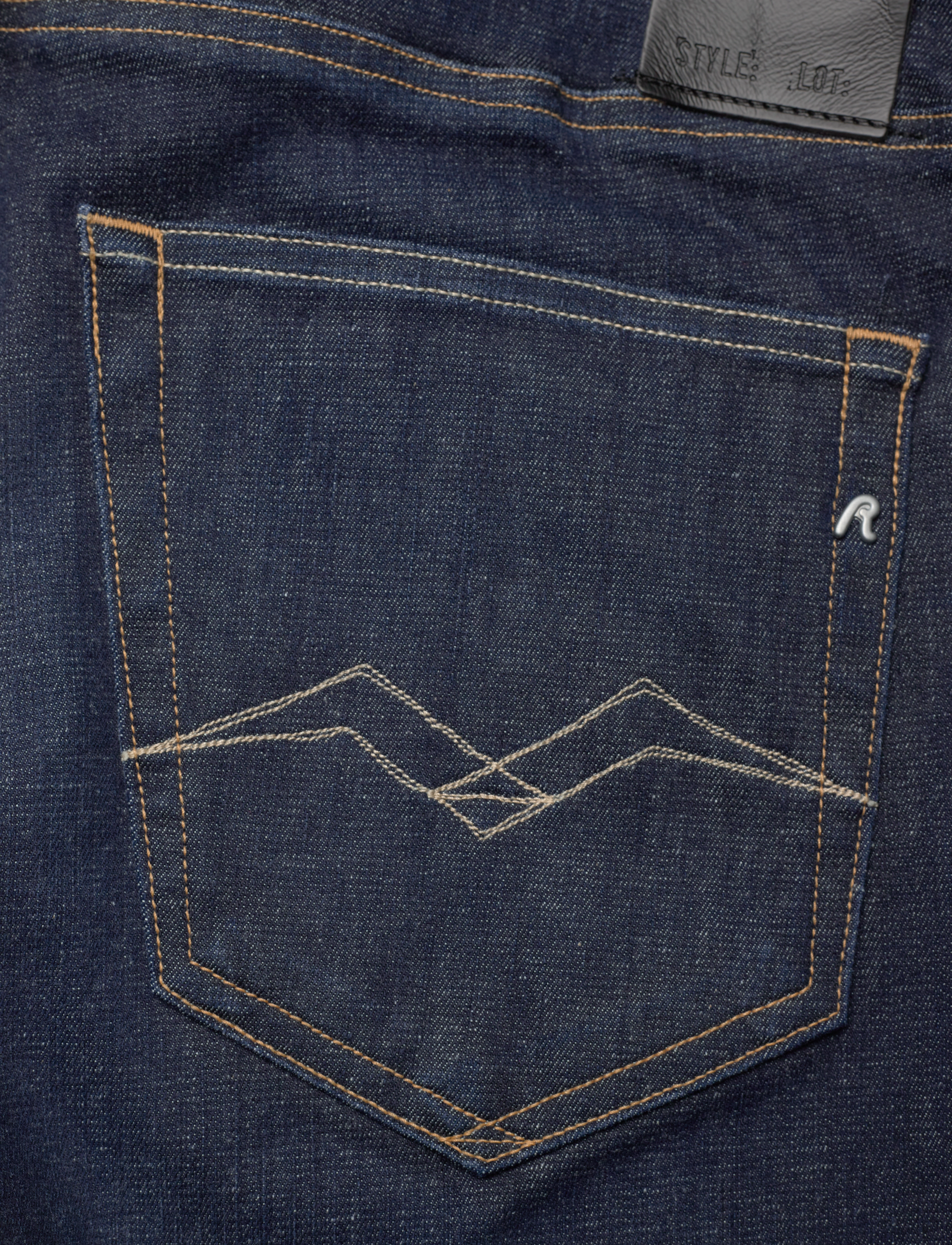 Replay - GROVER Trousers STRAIGHT Hyperflex Re-Used - blue - 4