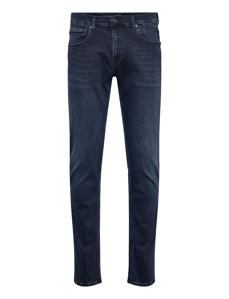 Replay - GROVER Trousers STRAIGHT HYPERFLEX ORIGINAL - regular jeans - dark blue - 1