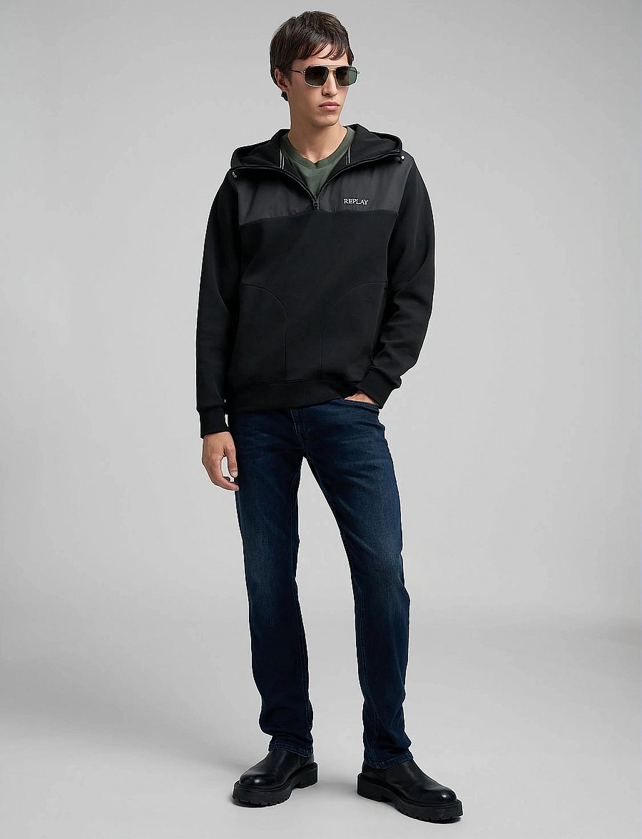 Replay - GROVER Trousers STRAIGHT HYPERFLEX ORIGINAL - regular jeans - dark blue - 5