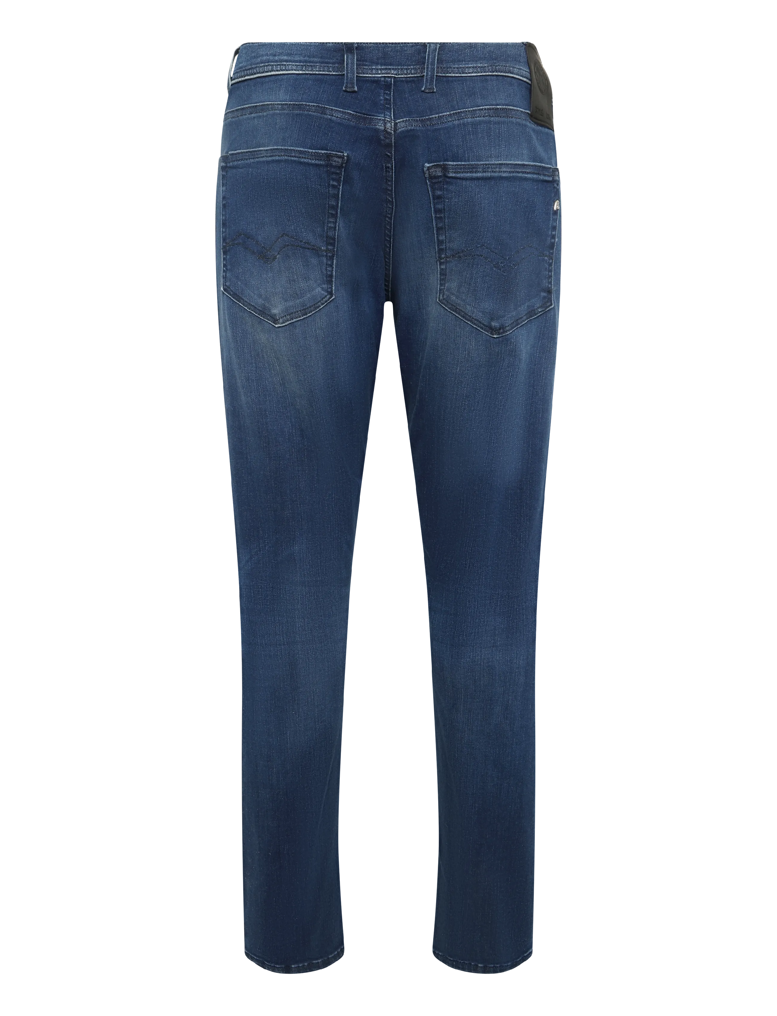 Replay - GROVER STRAIGHT Hyper Cloud Sustainable DENIM Trousers - regular jeans - blue - 2
