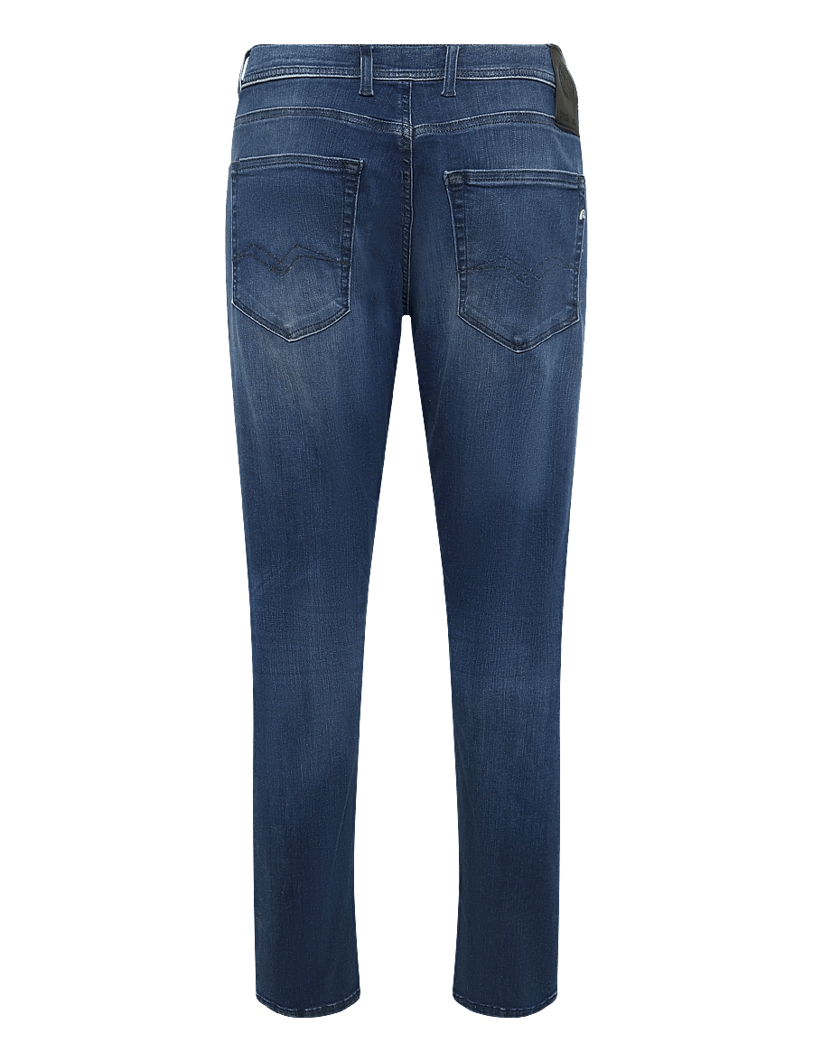 Replay - GROVER STRAIGHT Hyper Cloud Sustainable DENIM Trousers - normale jeans - blue - 2