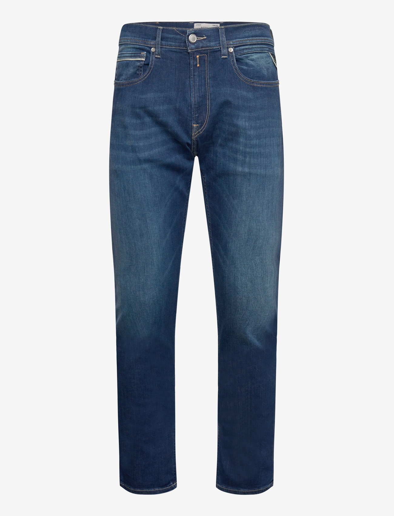 Replay - GROVER Trousers STRAIGHT HYPERFLEX ECO PLUS - blue - 1