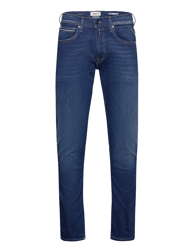 Replay - GROVER Trousers STRAIGHT HYPERFLEX ECO PLUS - regular jeans - medium blue - 1